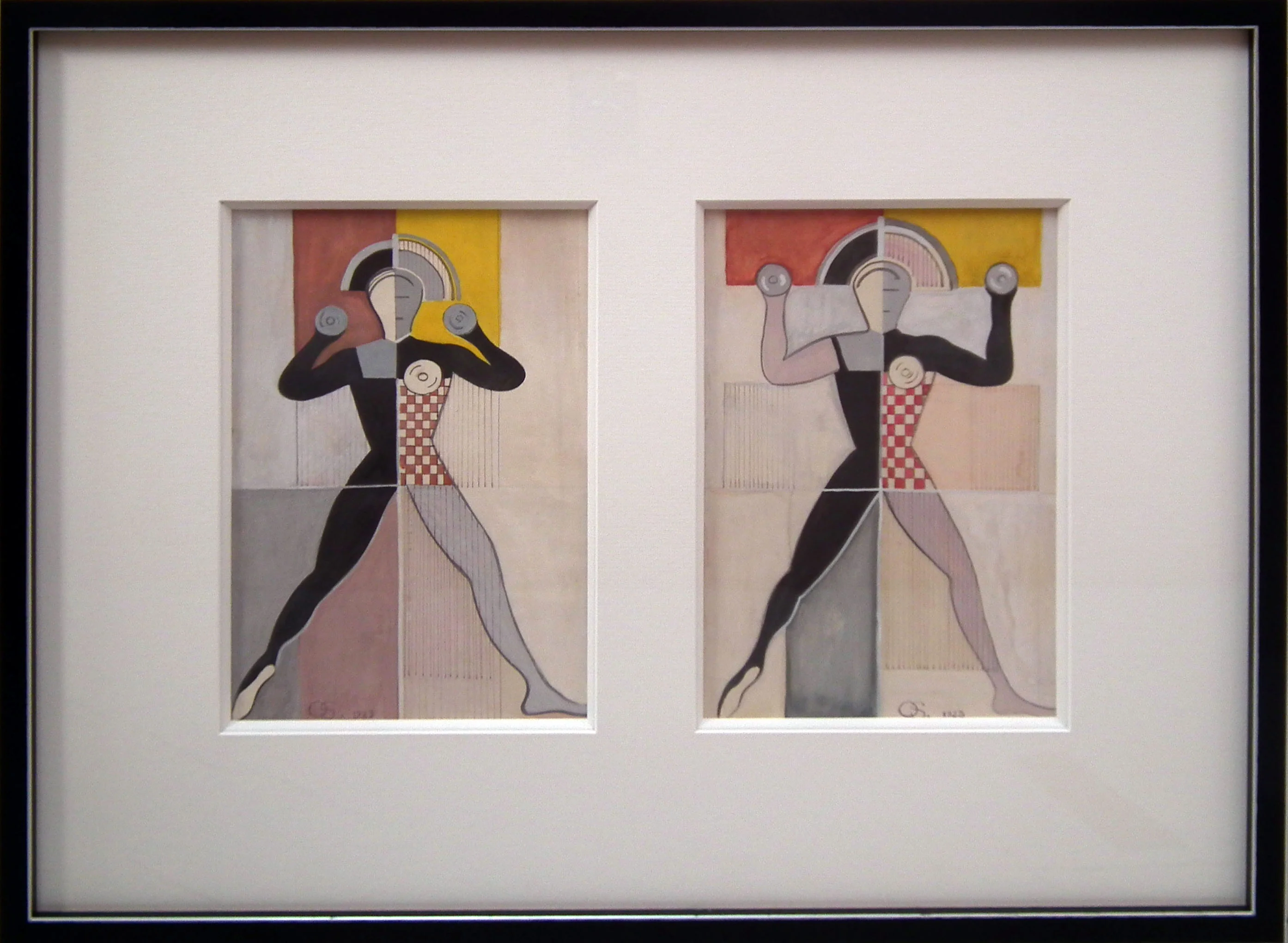 Costume Design Study (Oscar Schlemmer 1923)