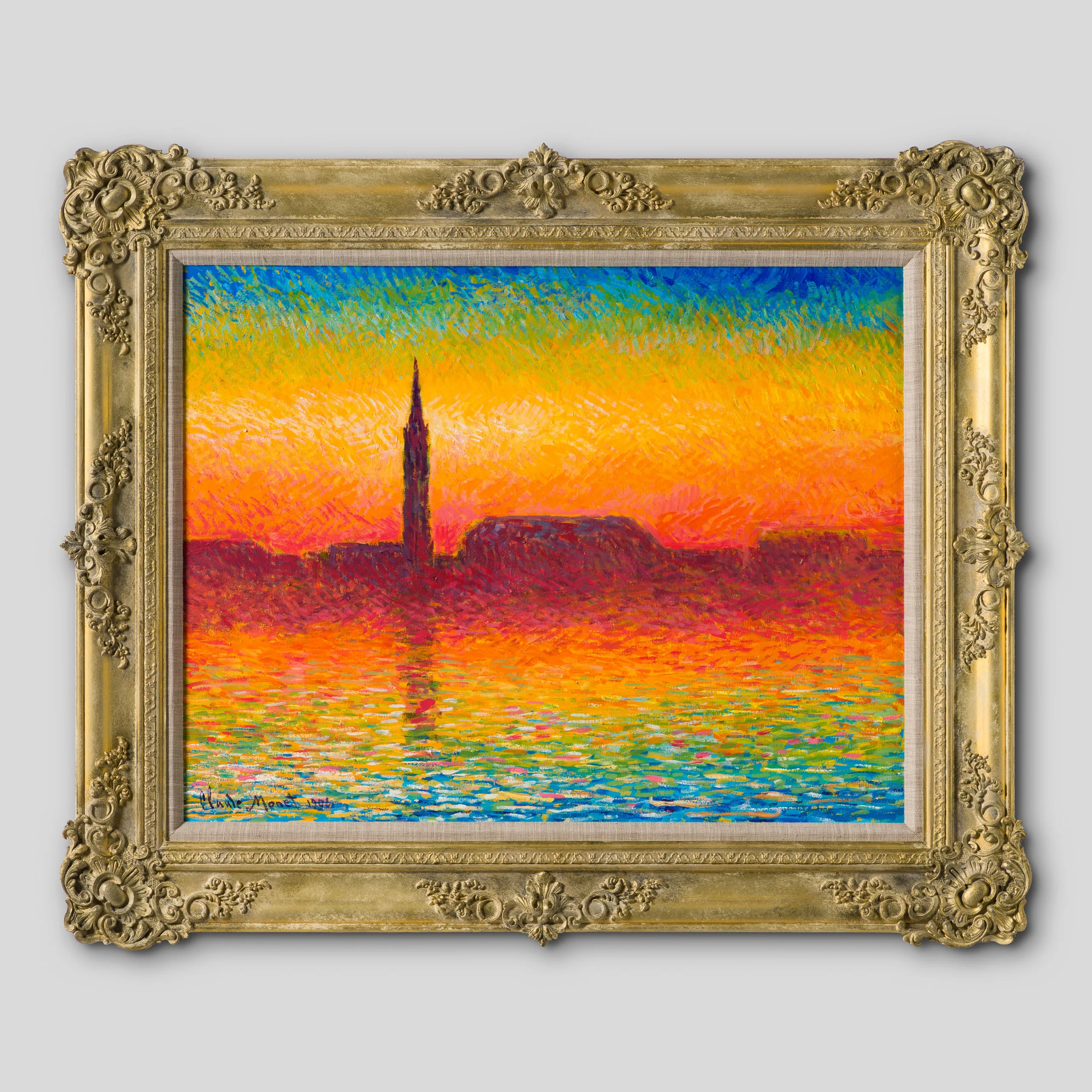 Ducal Palace & Campanile San Marco At Sunset, 1908