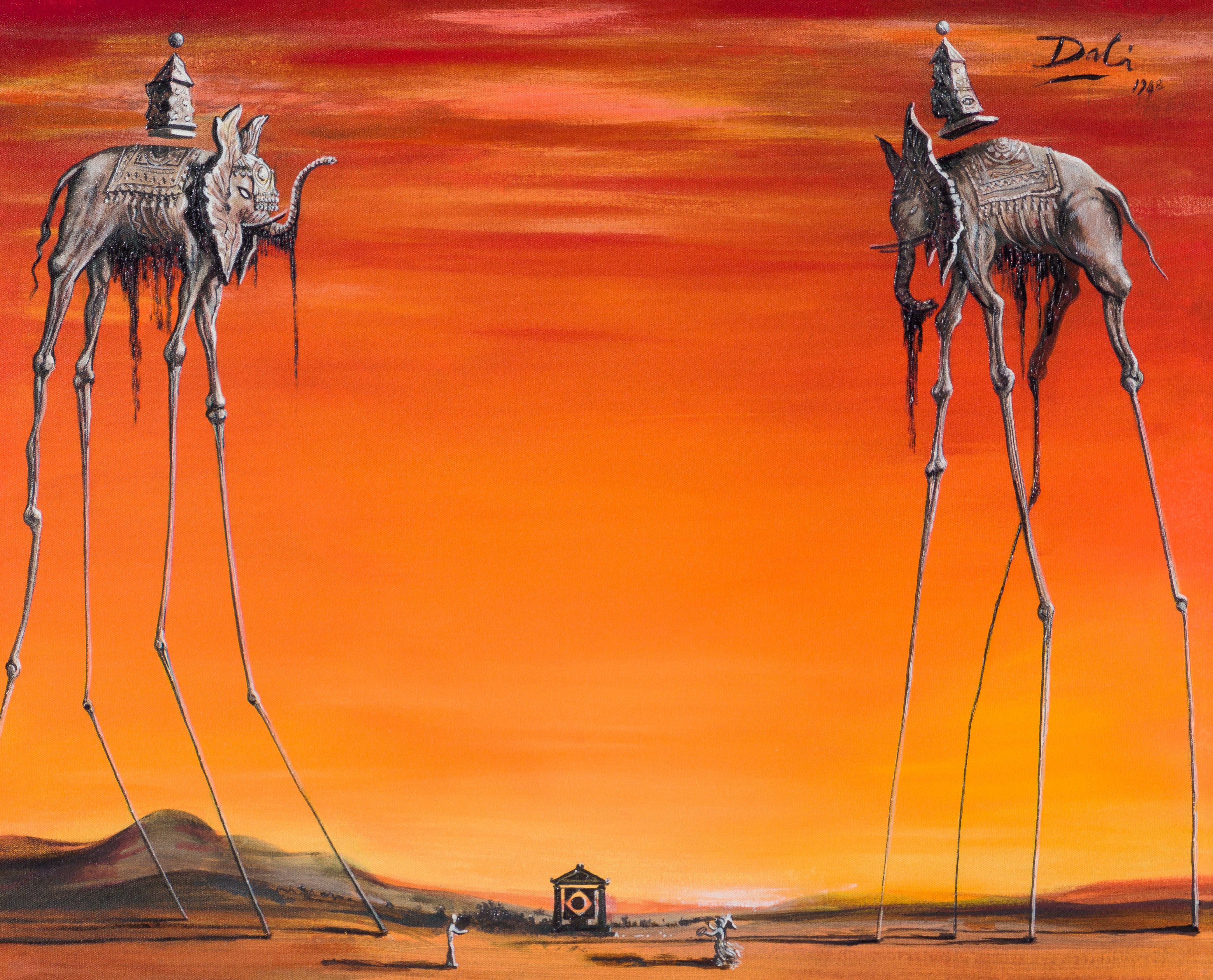Elephants in the Style of Salvador Dalí - Image 7