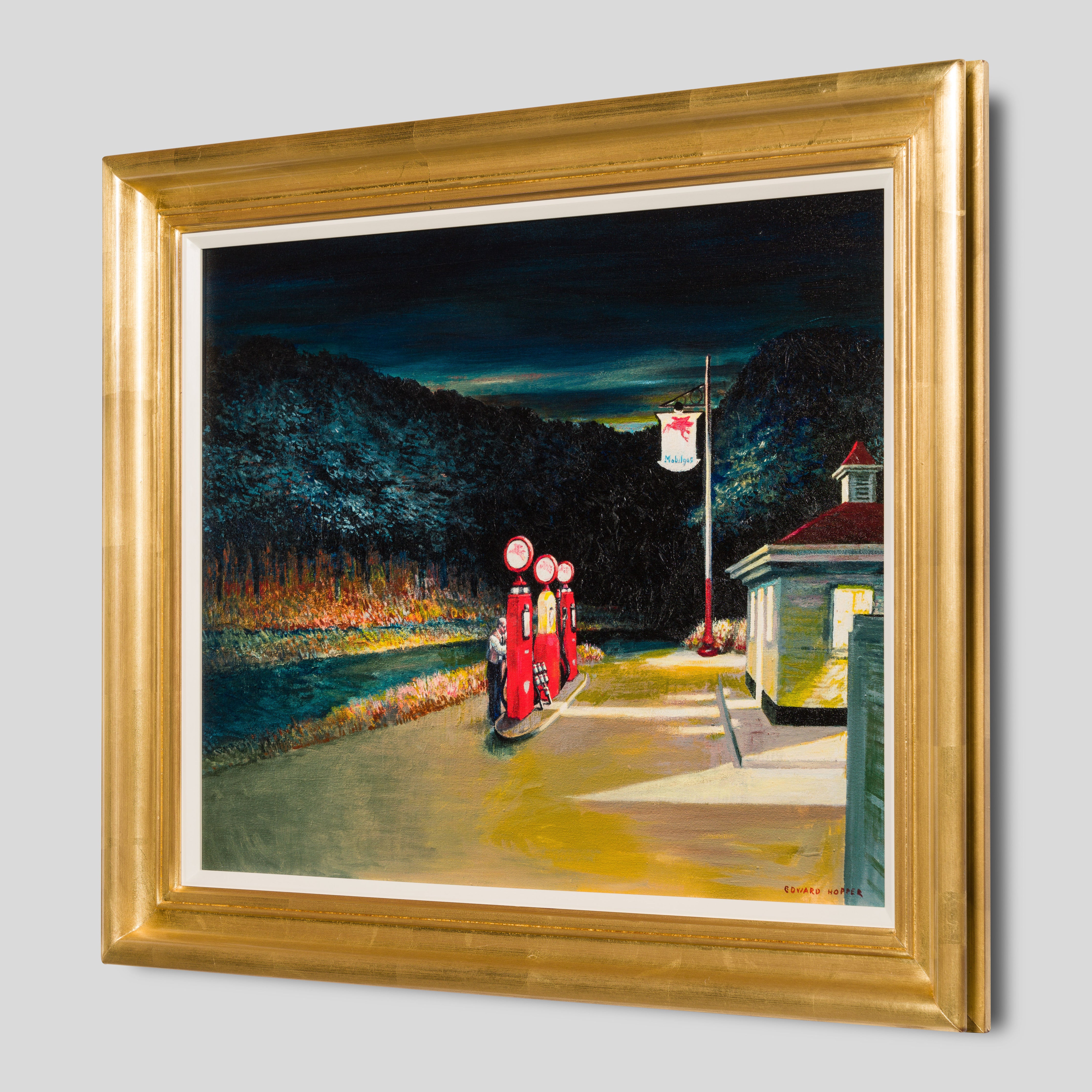 Gas, 1940' In The Style of Edward Hopper - Image 2