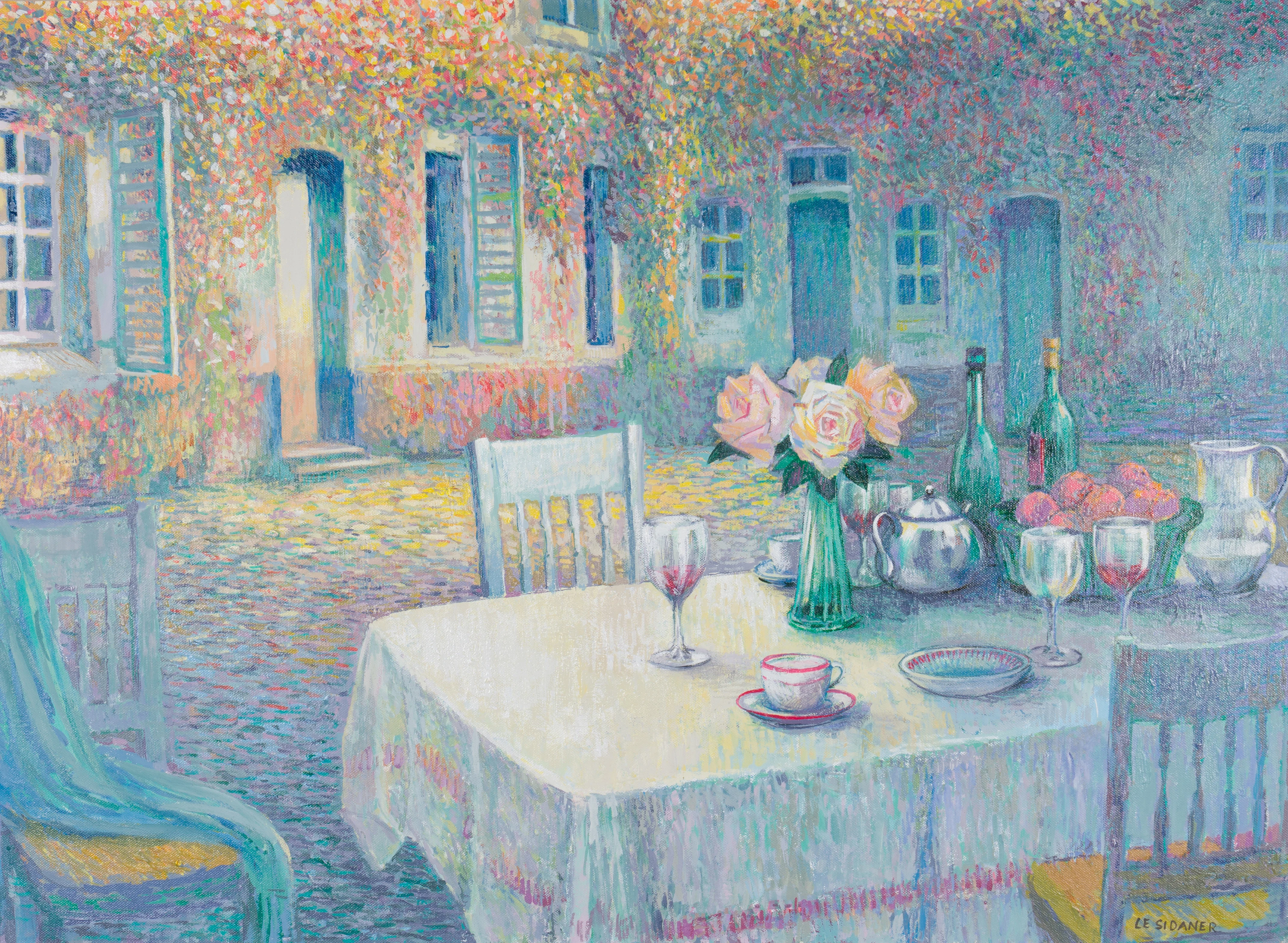 Le Petit Dejeuner In The Style Of Henri Le Sidaner 1862-1939 - Image 4