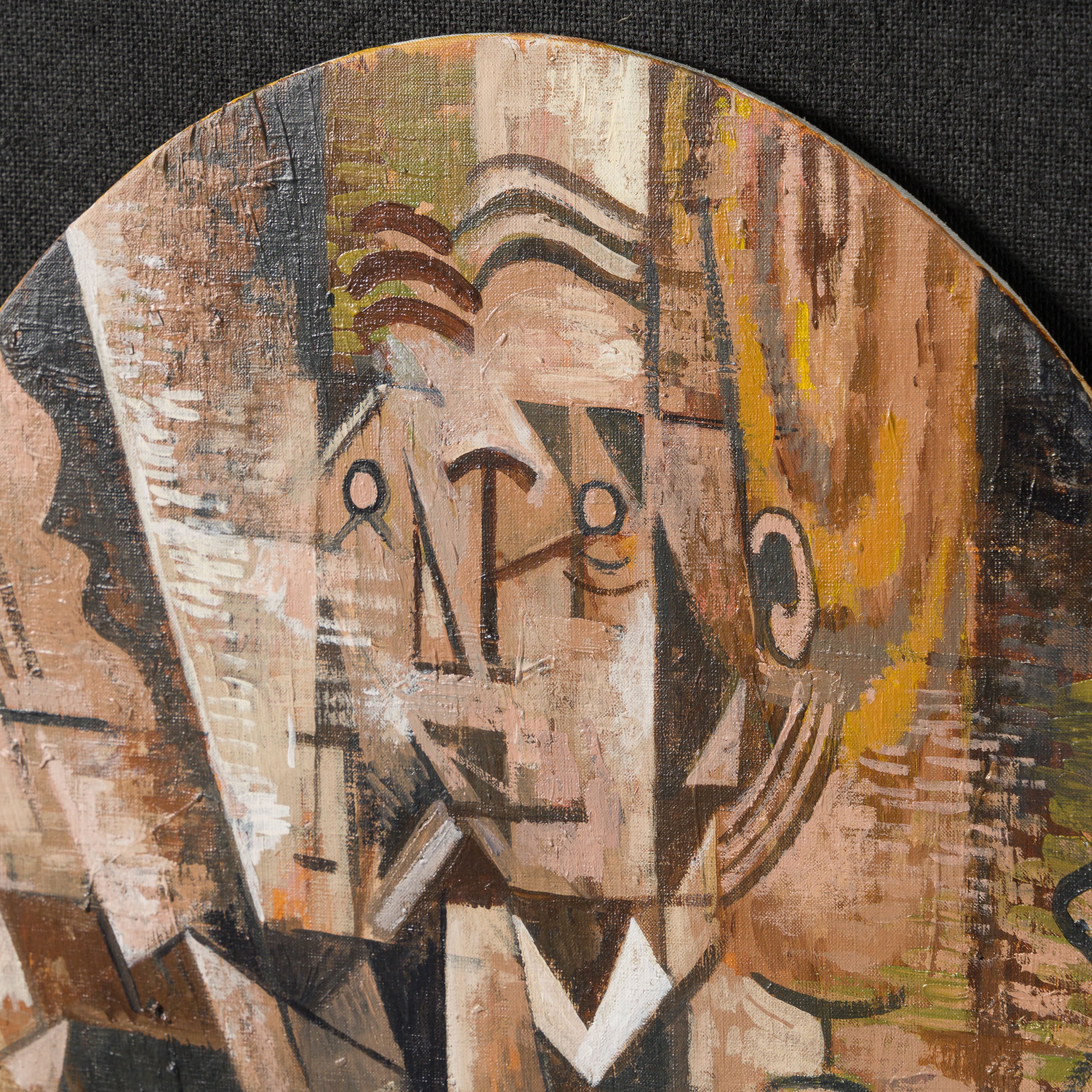 Man Reading Newspaper In The Style Of Pablo Picasso 1912 - Image 2