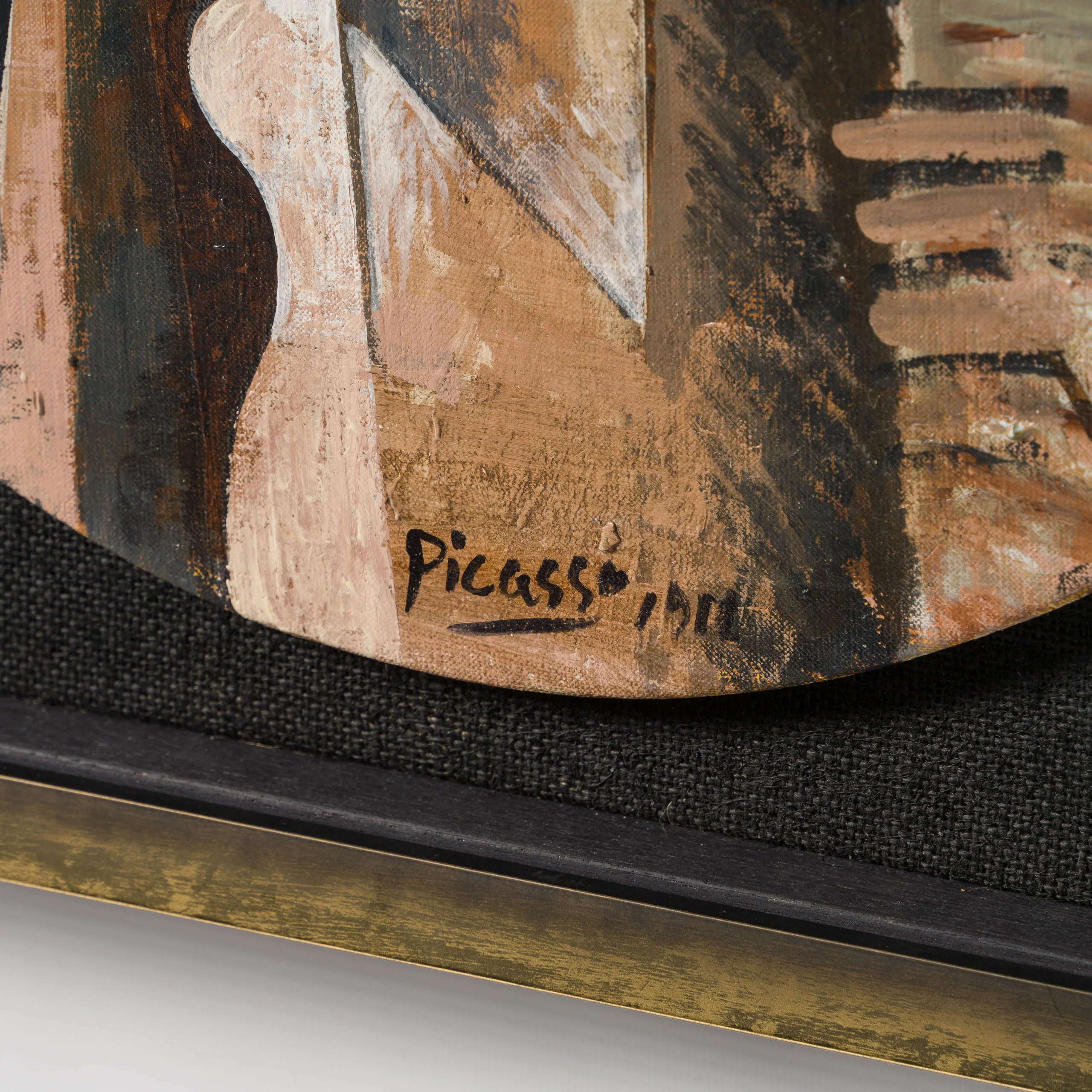 Man Reading Newspaper In The Style Of Pablo Picasso 1912 - Image 3