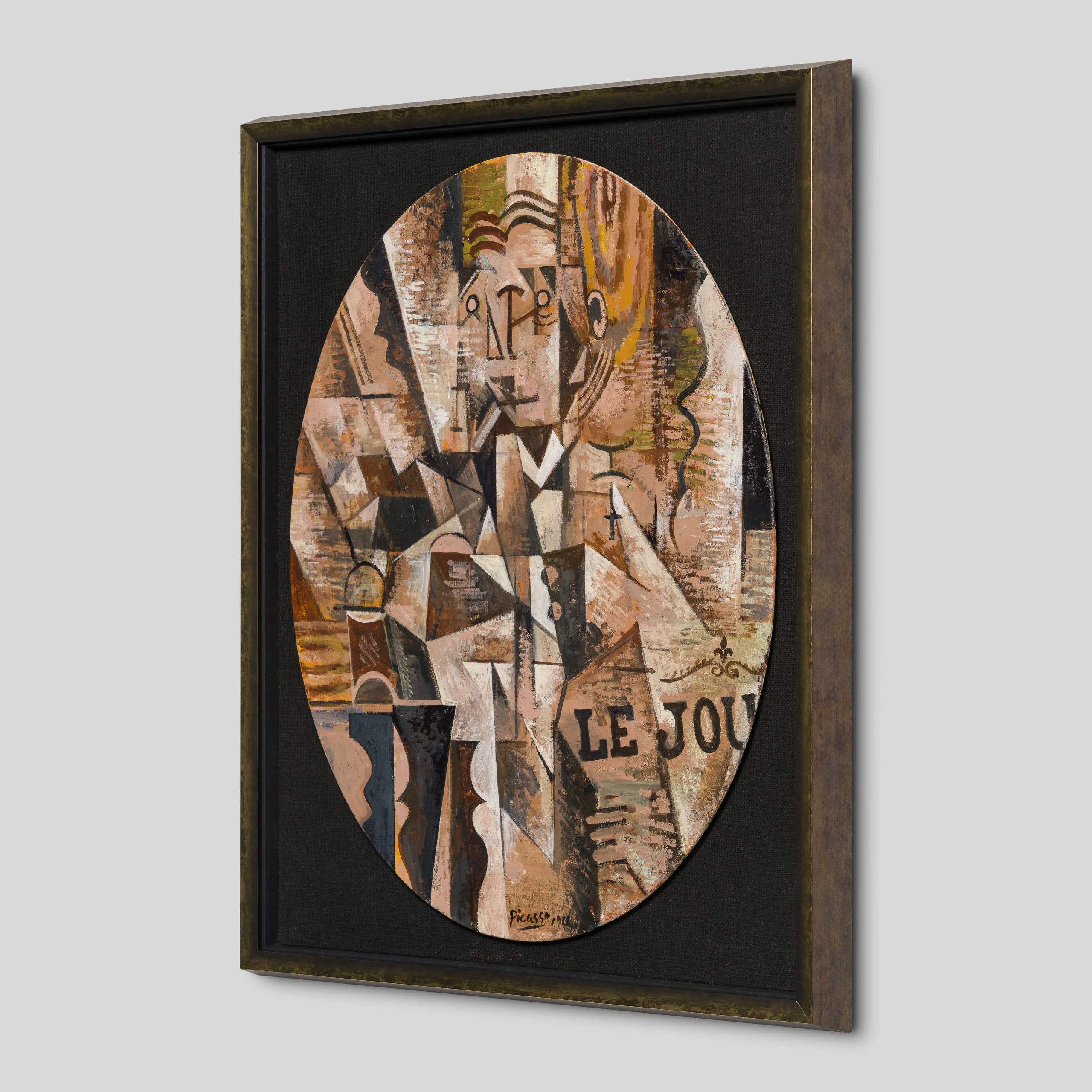 Man Reading Newspaper In The Style Of Pablo Picasso 1912 - Image 5