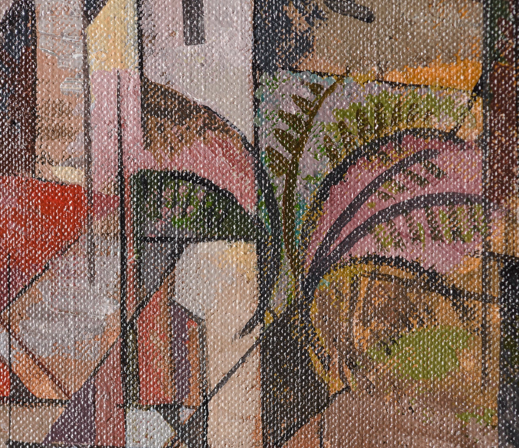 Mountain Village 1912 In The Style Of Albert Gleizes - Image 5