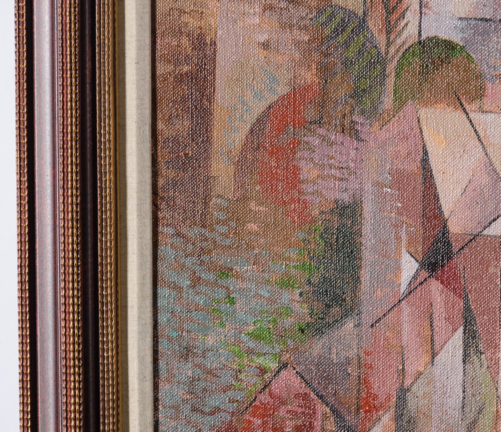Mountain Village 1912 In The Style Of Albert Gleizes - Image 6
