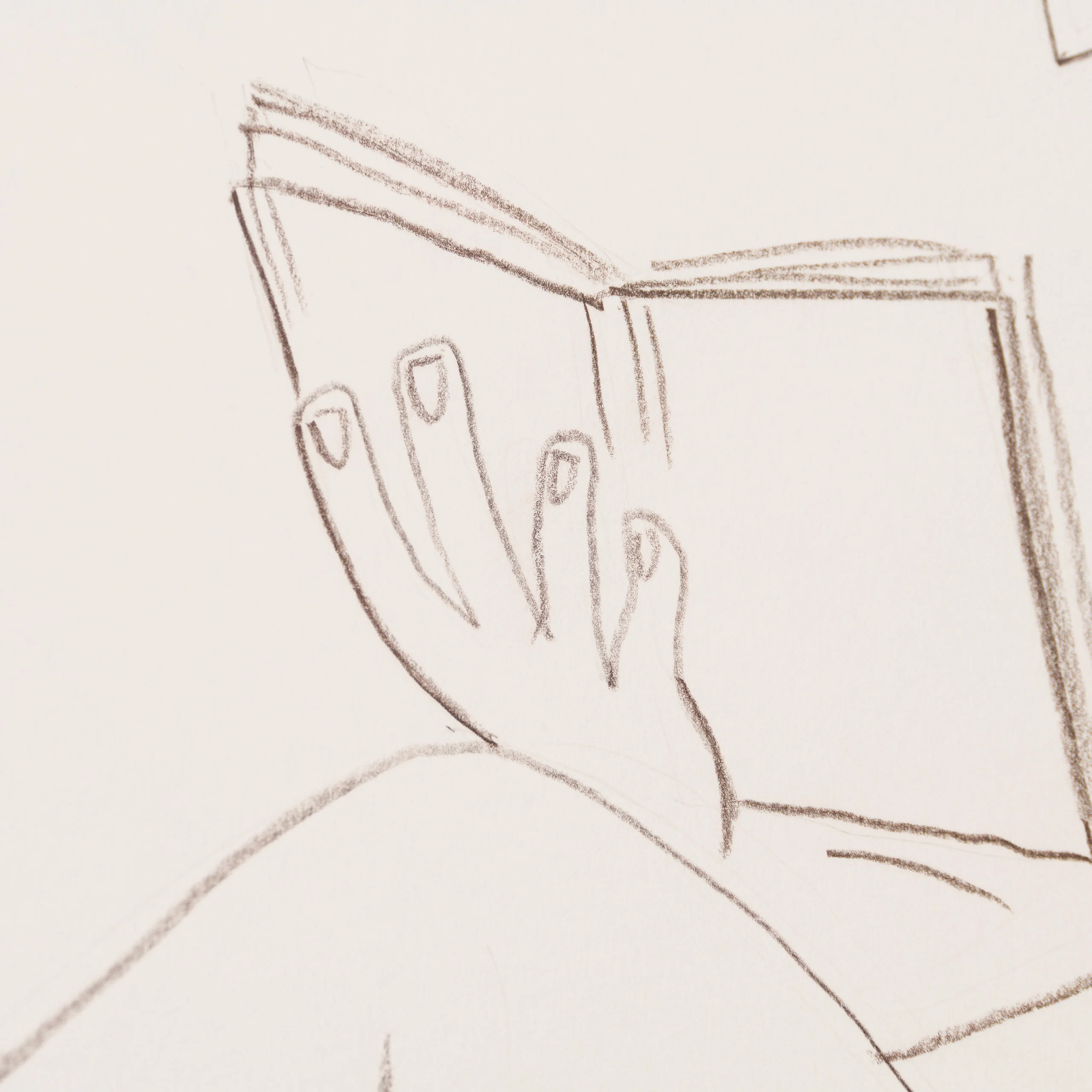 Nude Reading On Beach (3) Pencil Study In The Style Of Pablo Picasso 1920 - Image 4