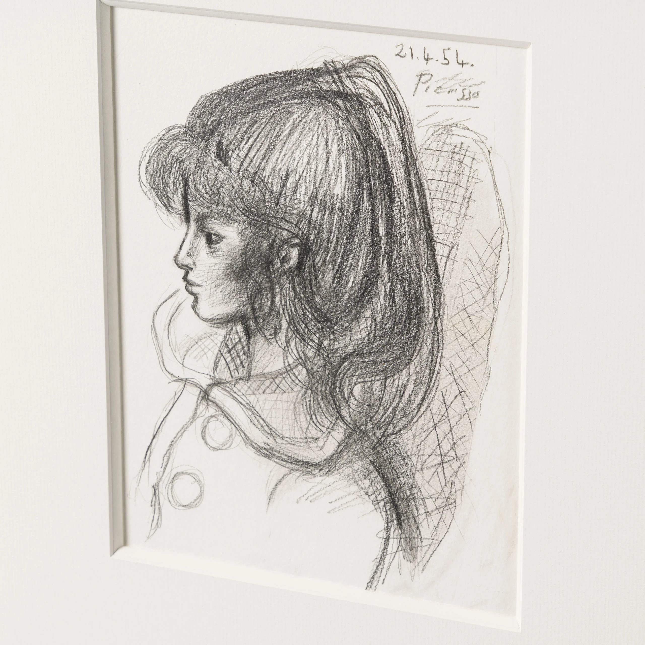 Pencil Study (3) of Sylvette David In The Style Of Pablo Picasso 1954 - Image 4
