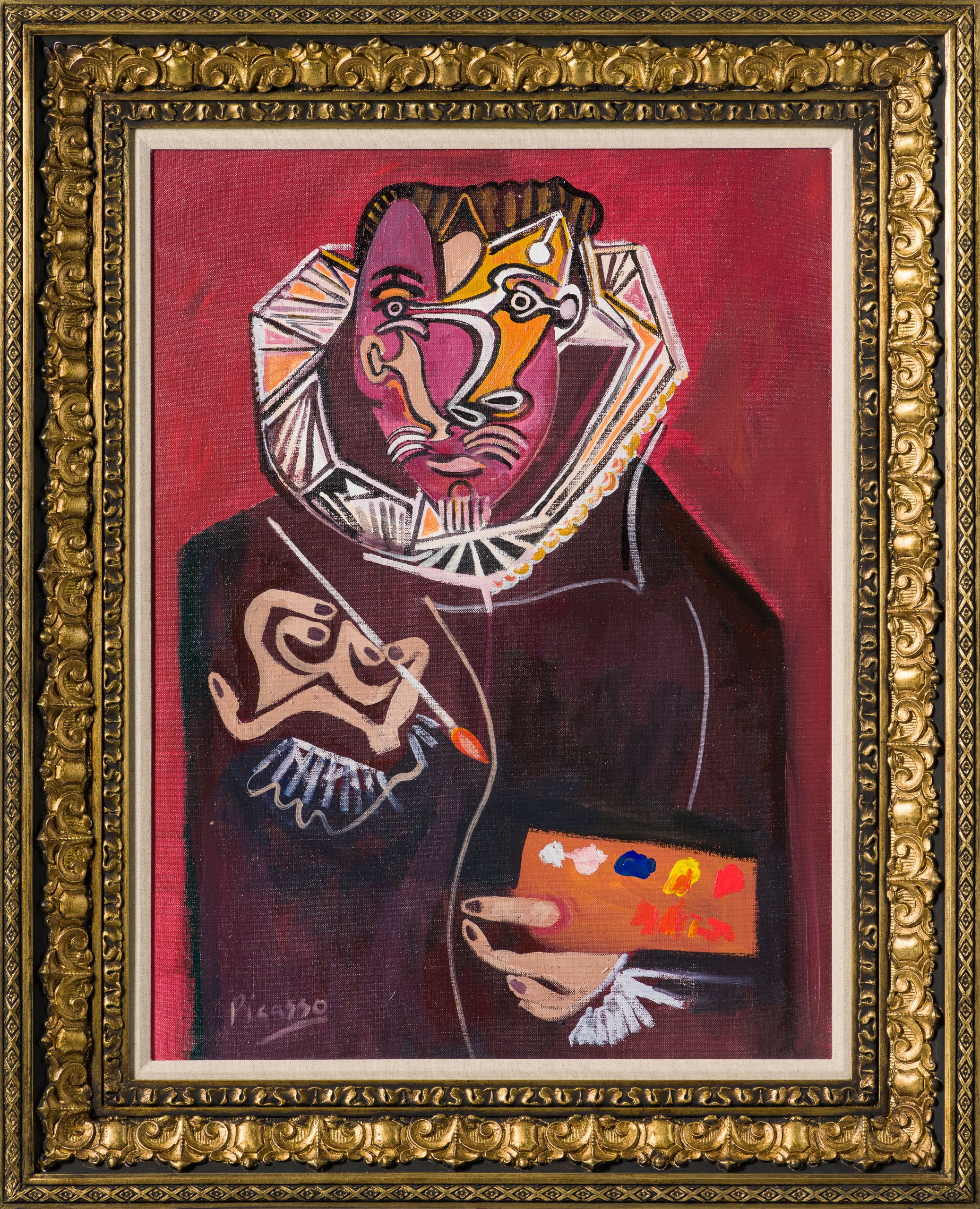 Portrait Of A Painter (After Velazuez) In The Style Of Pablo Picasso 1950 - Image 8