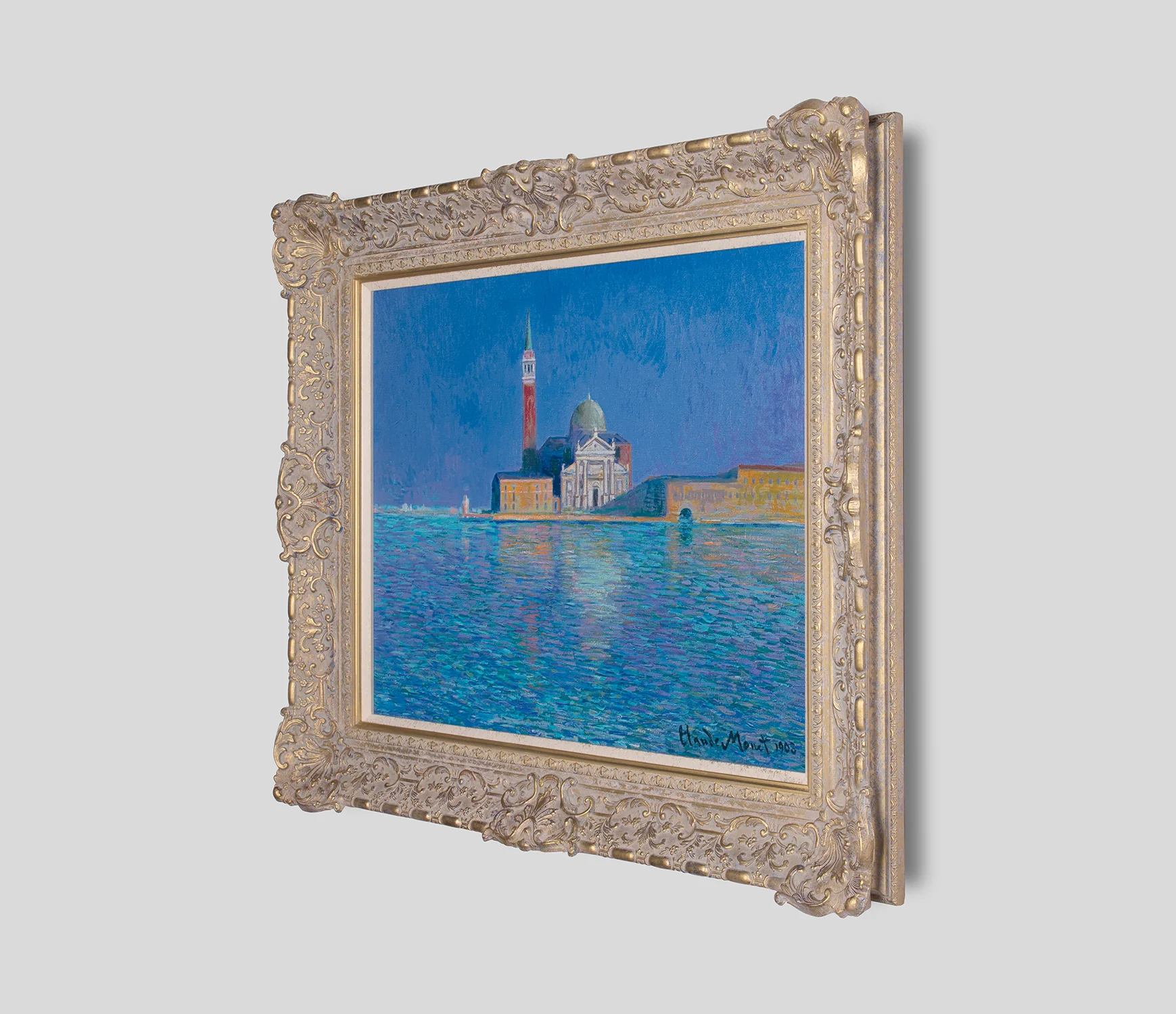 San Giorgio Maggoire in the style of Claude Monet, 1908 - Image 2