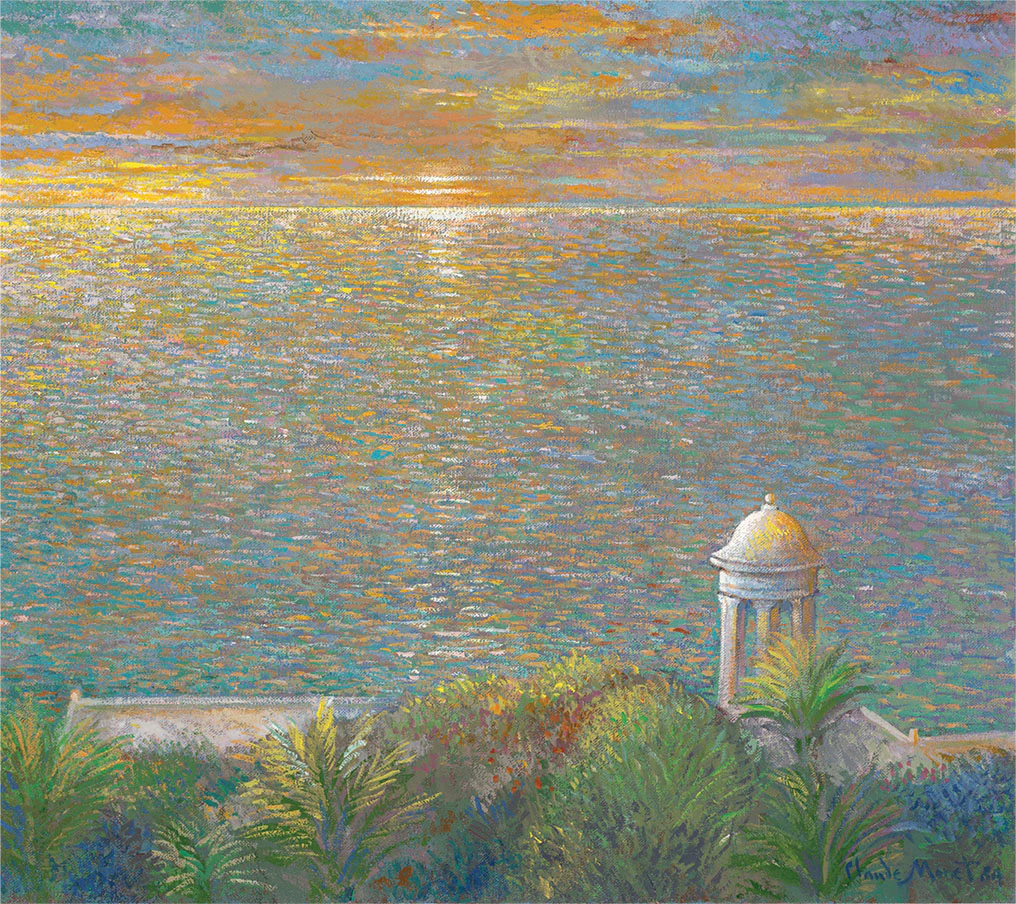 San Marroig Evening Effect In Style of Claude Monet 1884 - Image 2