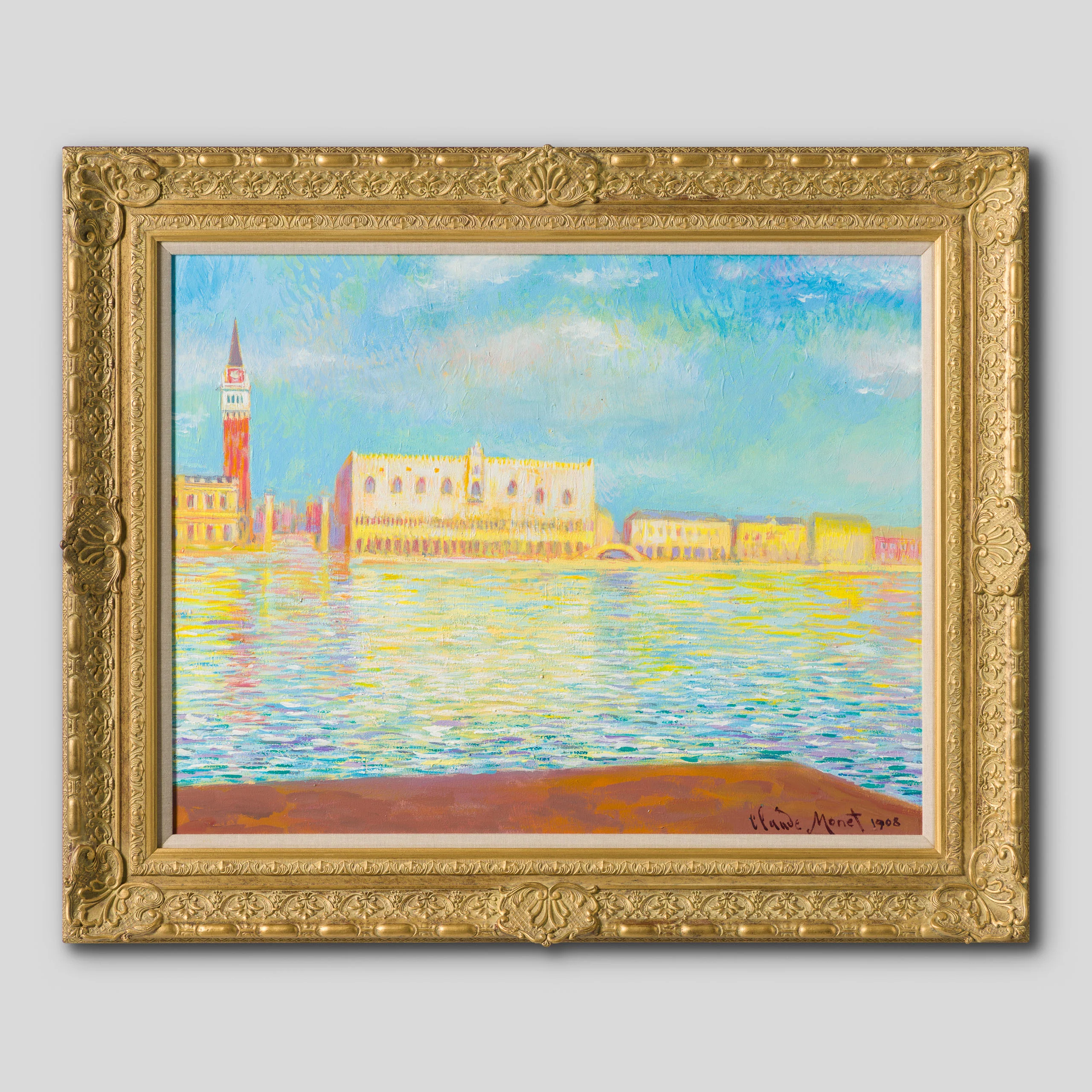 The Ducal Palace In The Style Of Claude Monet, 1908