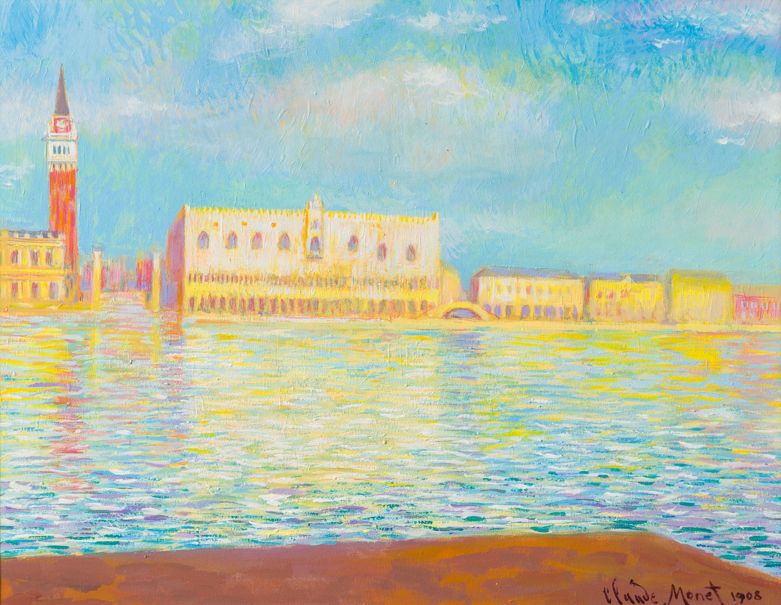 The Ducal Palace In The Style Of Claude Monet, 1908 - Image 8