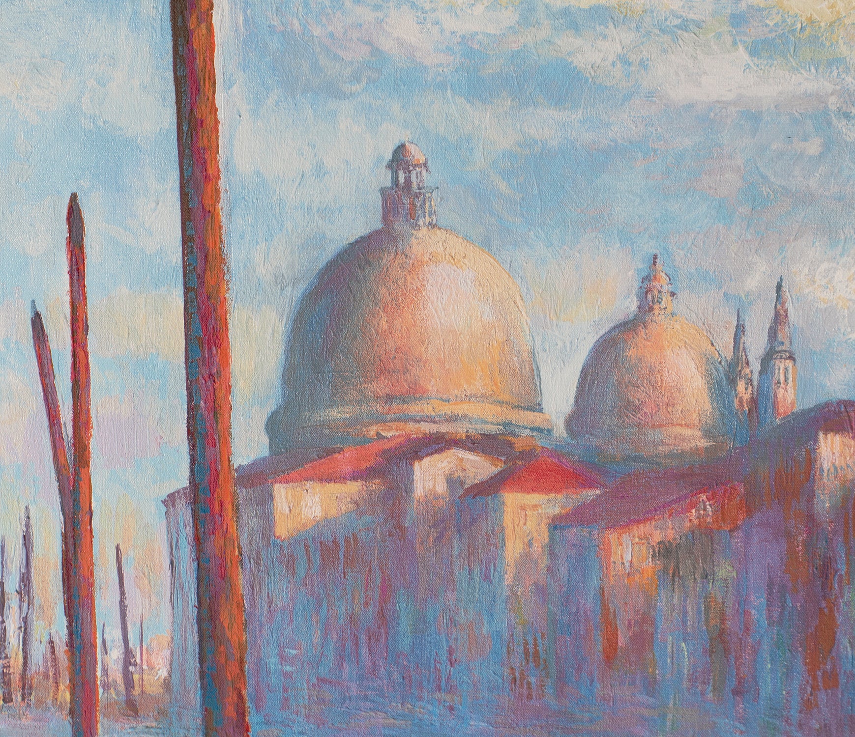 The Grand Canal Venice in the style of Claude Monet, 1908 - Image 6
