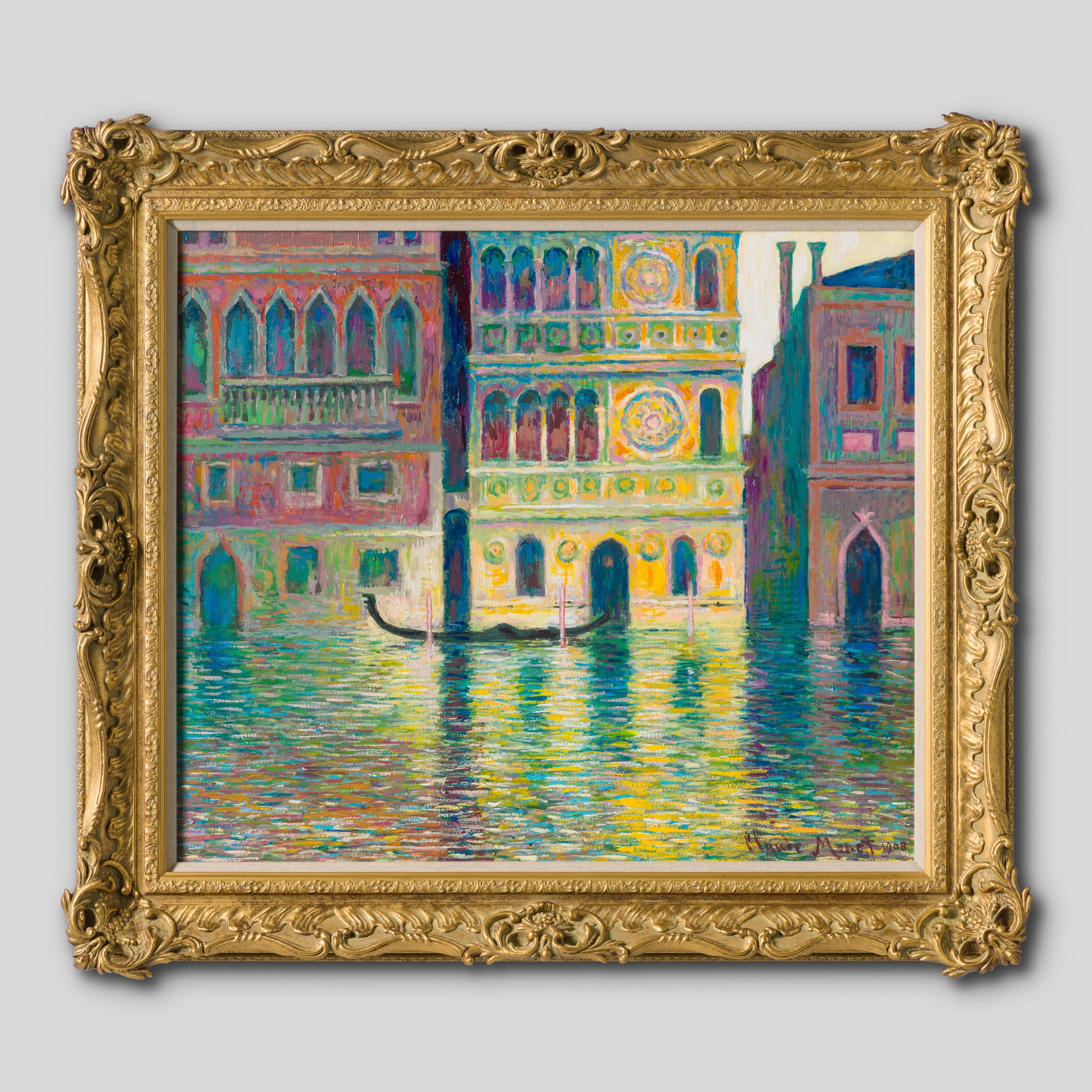 The Palazzo Dario In The Style Of Claude Monet, 1908