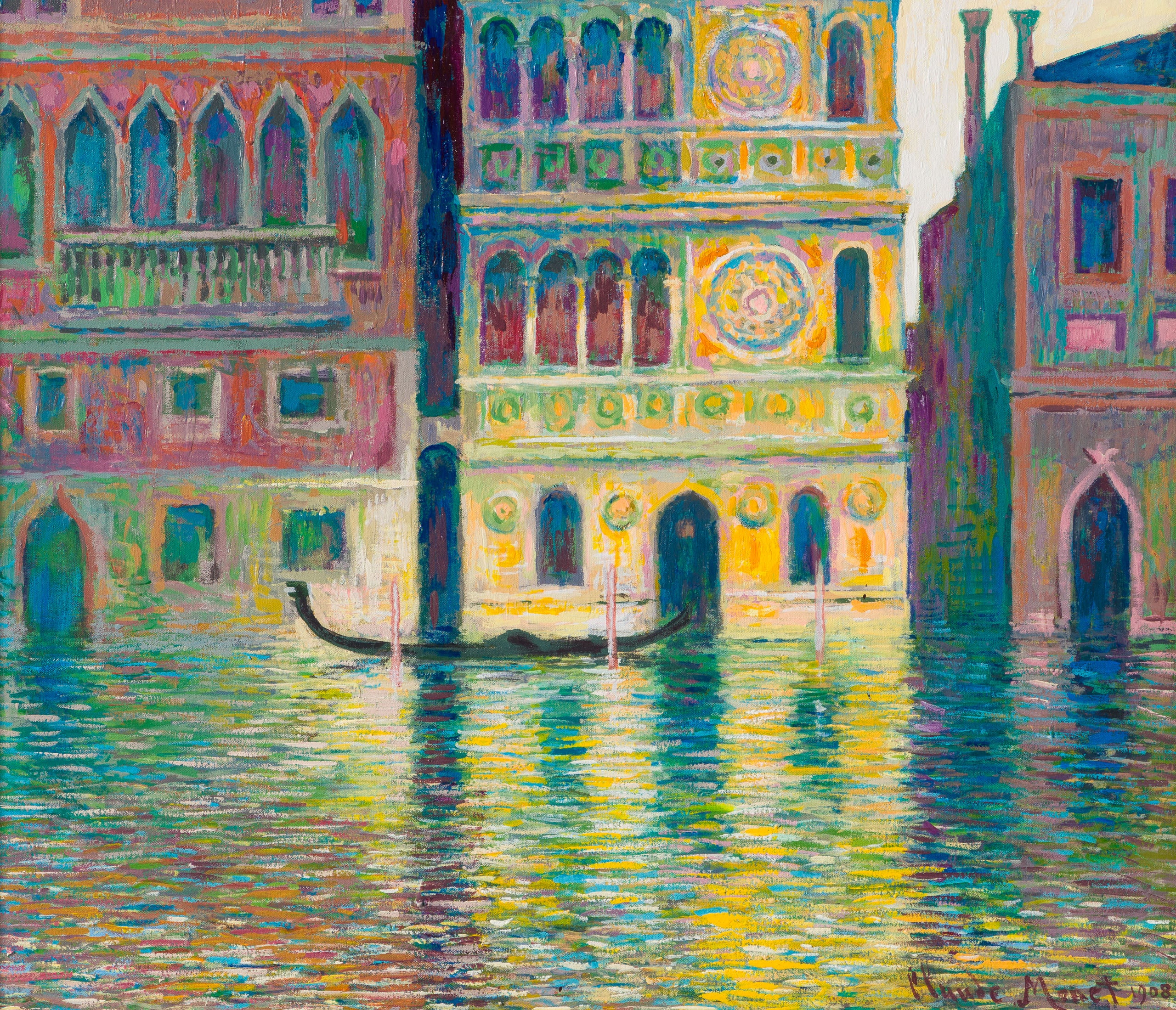 The Palazzo Dario In The Style Of Claude Monet, 1908 - Image 7