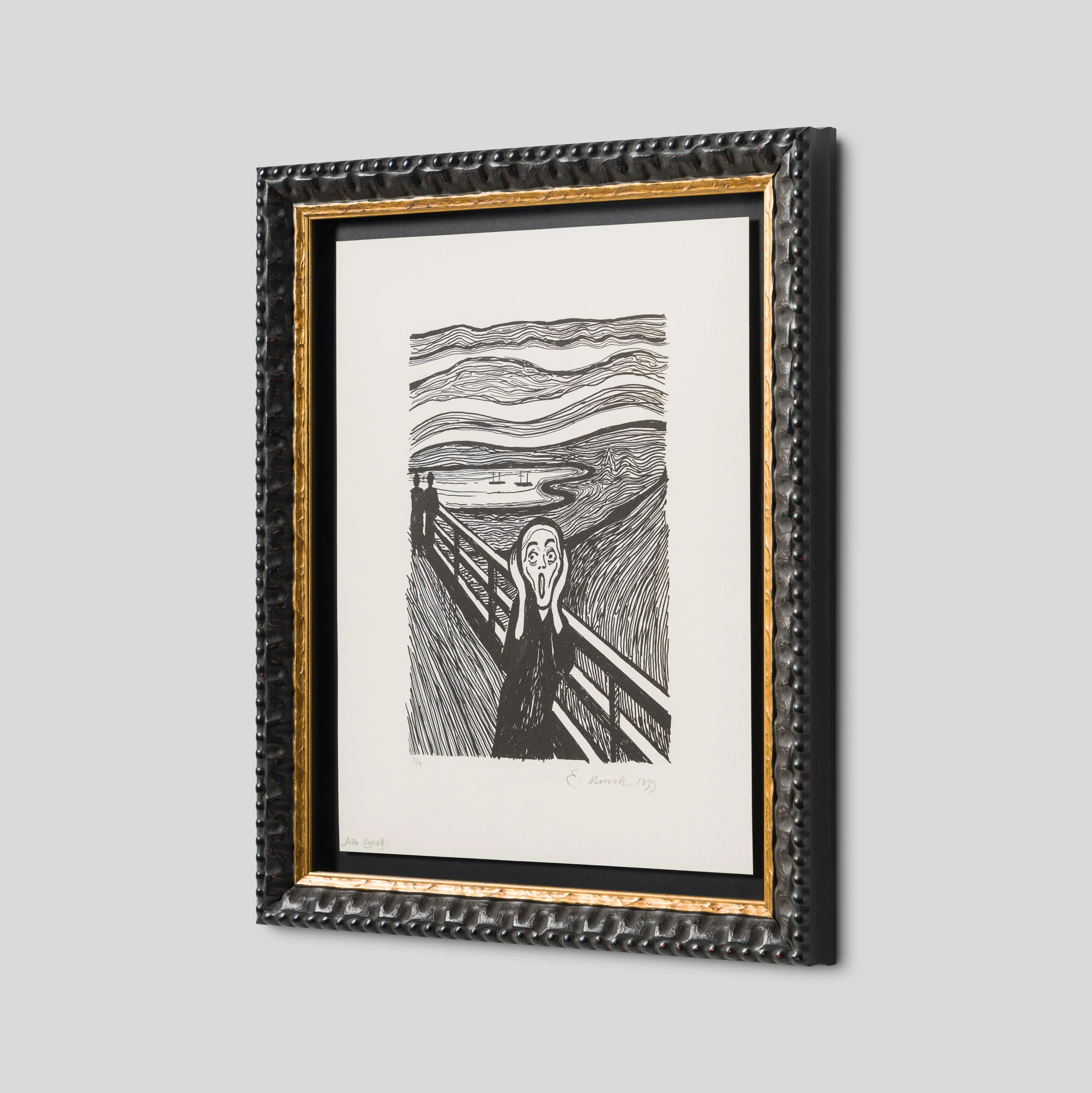 The Scream in the Style of Edvard Munch | 1895 - Image 5