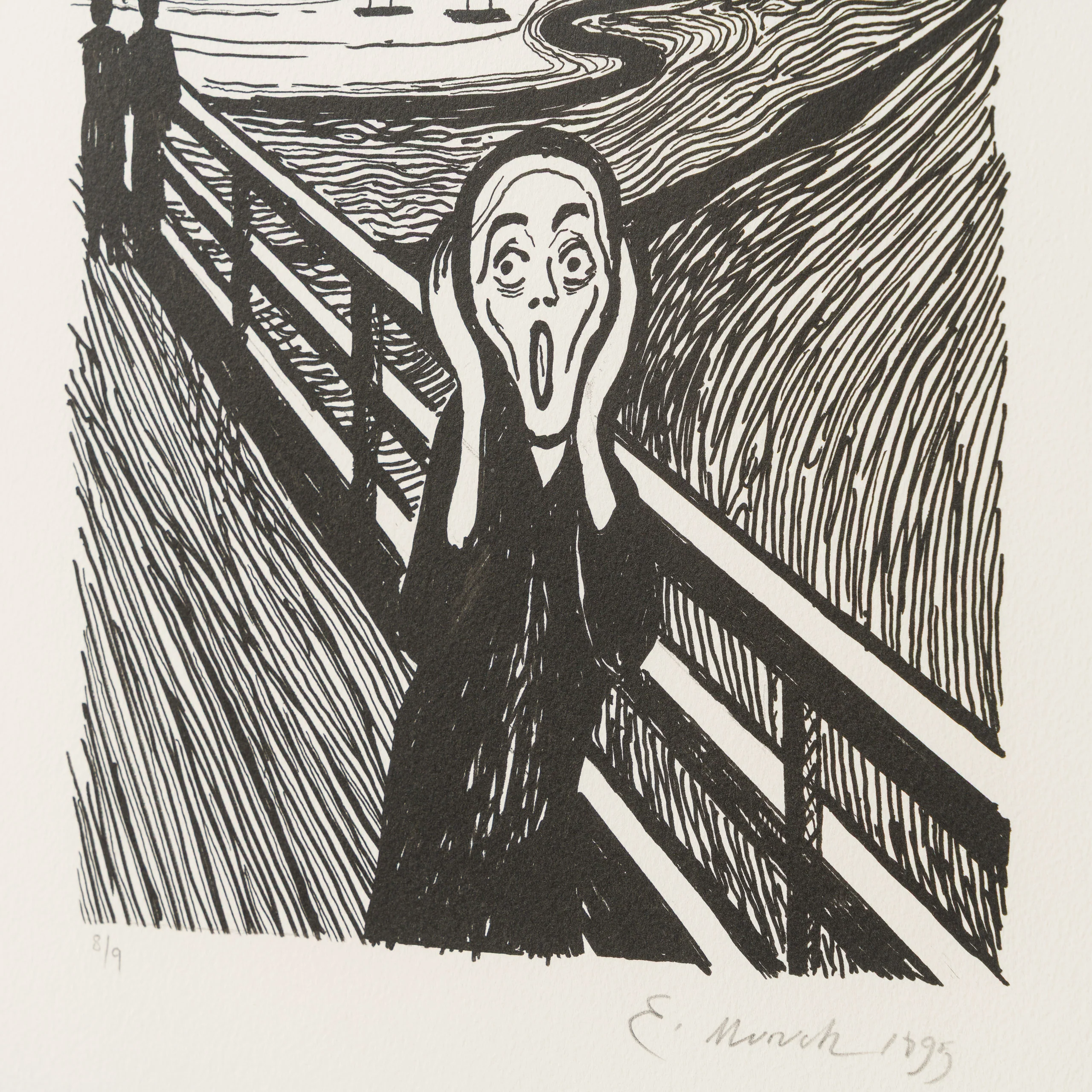 The Scream in the Style of Edvard Munch | 1895 - Image 6