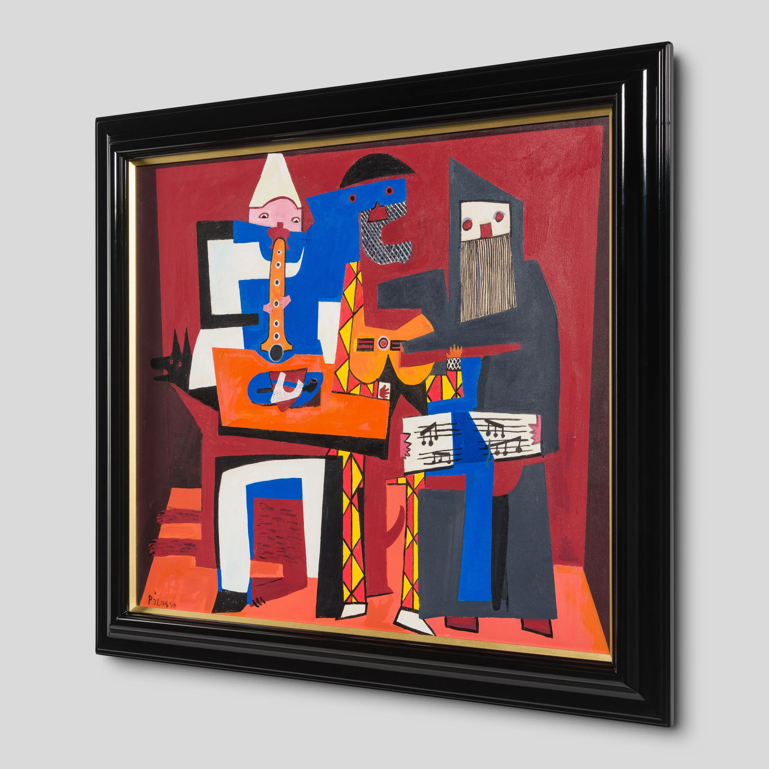 The Three Musicians (And A Dog) In The Style Of Pablo Picasso 1921 - Image 2