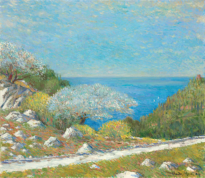 View From Can Costa Majorca In The Style of Claude Monet, 1884 - Image 2