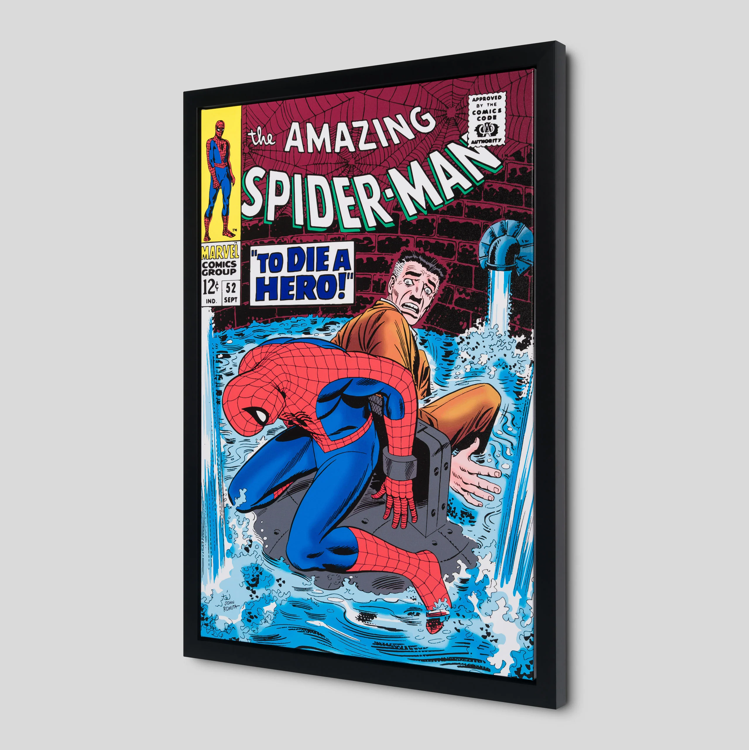 Amazing Spider-Man #52 | Hand-signed by John Romita Sr. - Image 2