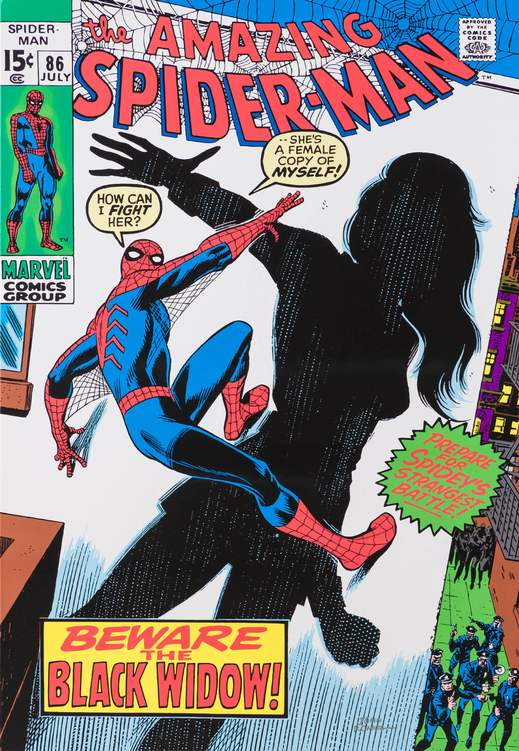Amazing Spider-Man #86 | Hand-signed by John Romita Sr. - Image 7