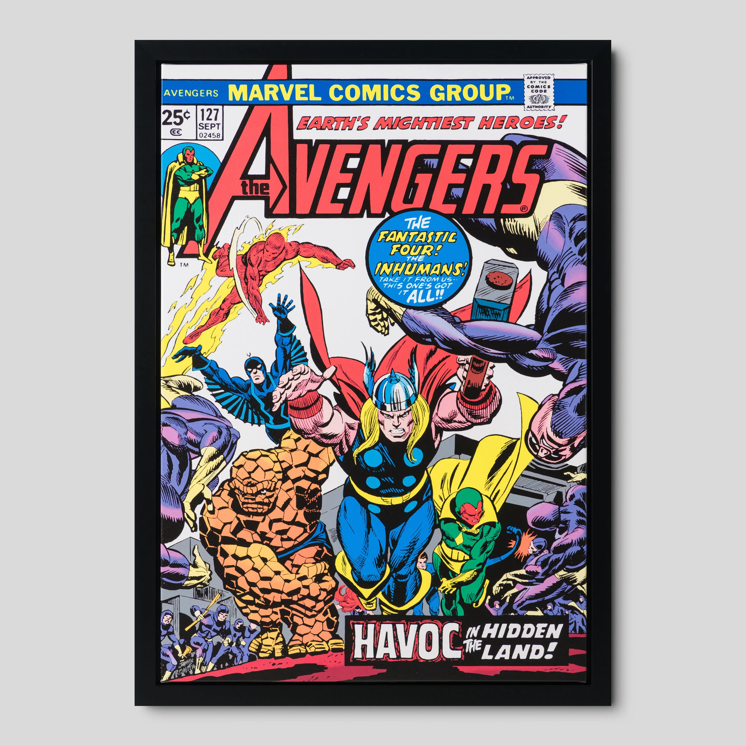 Avengers #127 | Hand-signed by John Romita Sr.
