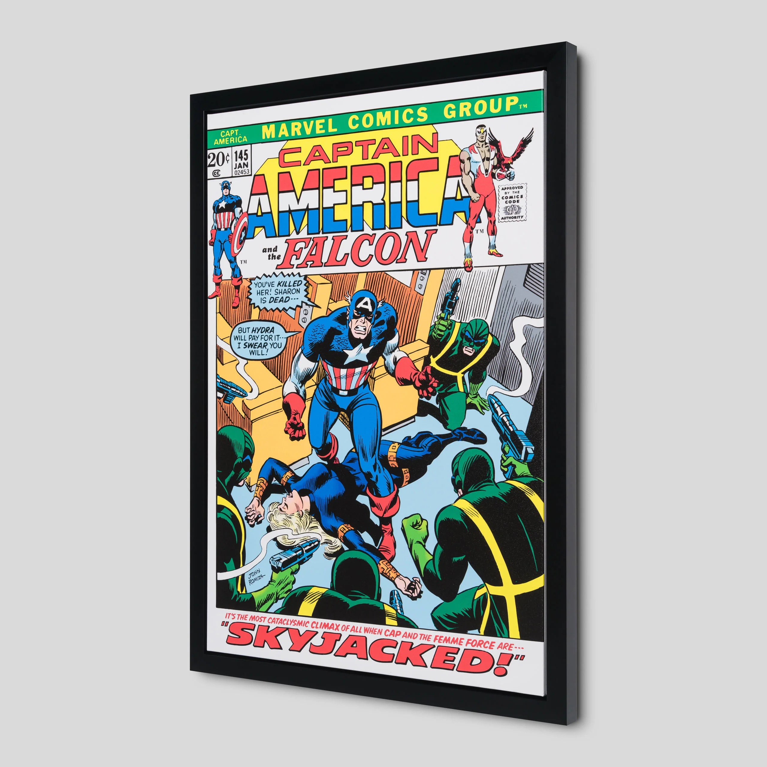 Captain America #145 | Hand-signed by John Romita Sr. - Image 2