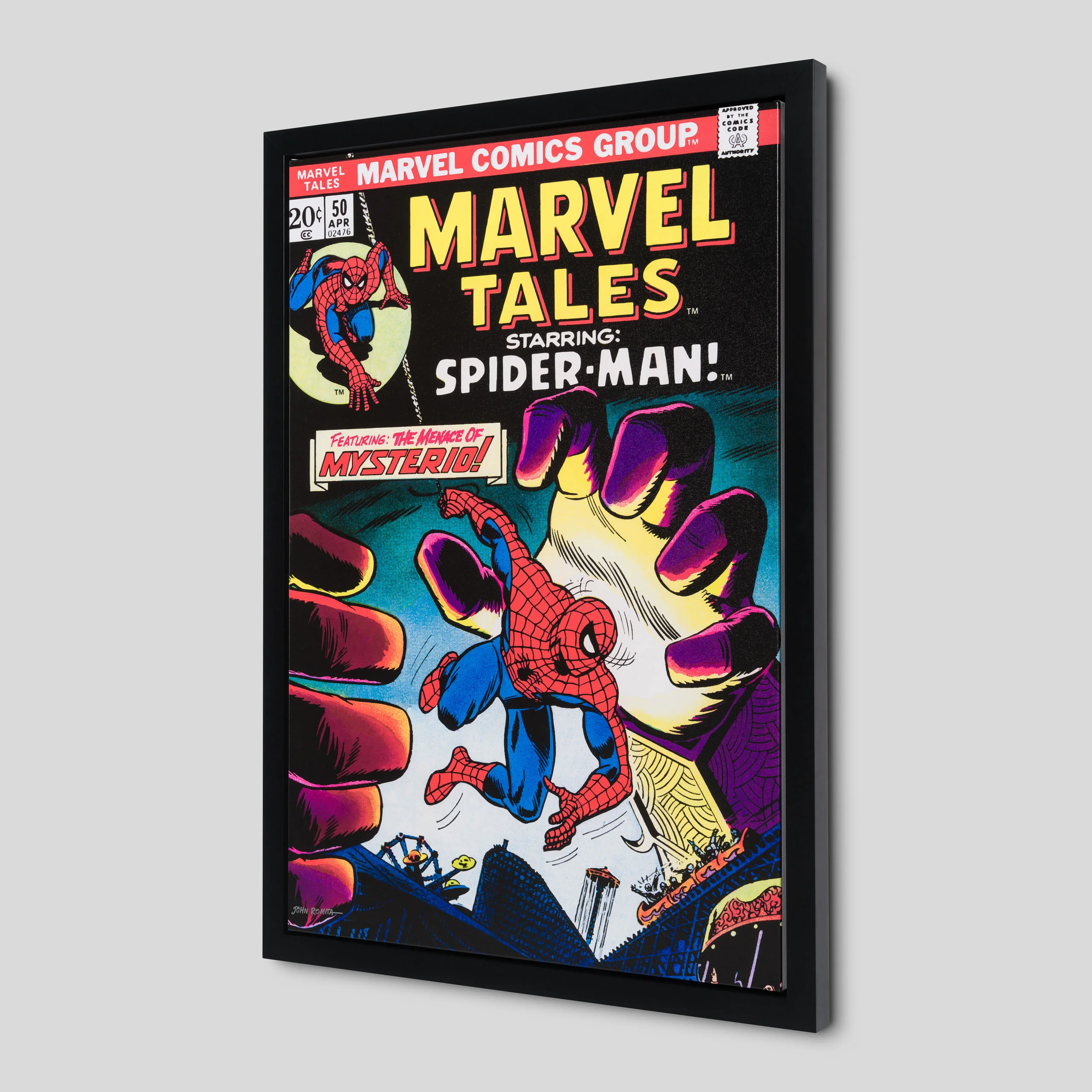 Marvel Tales Spider-Man #50 | Hand-signed by John Romita Sr. - Image 2
