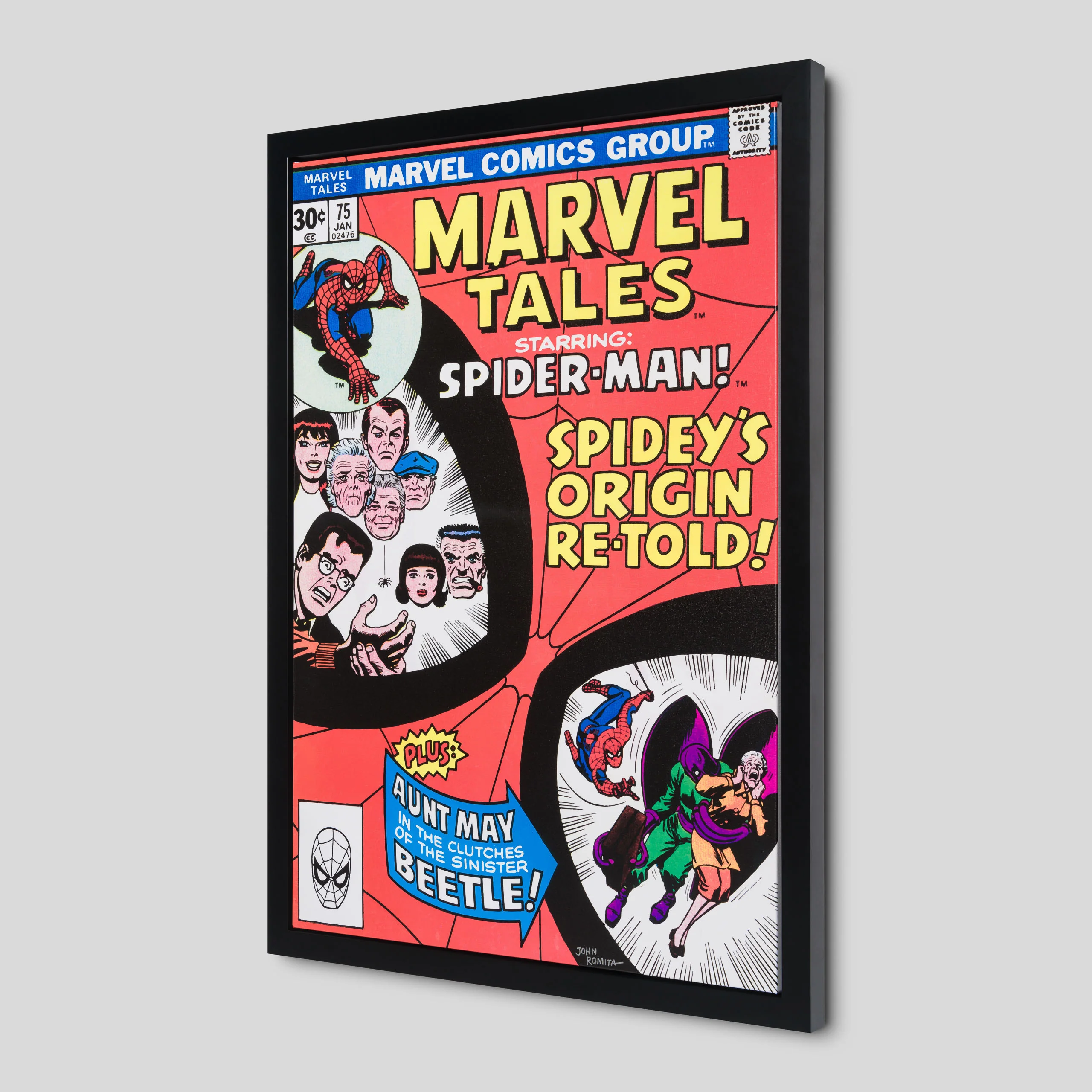 Marvel Tales Spider-Man #75 | Hand-signed by John Romita Sr. - Image 2