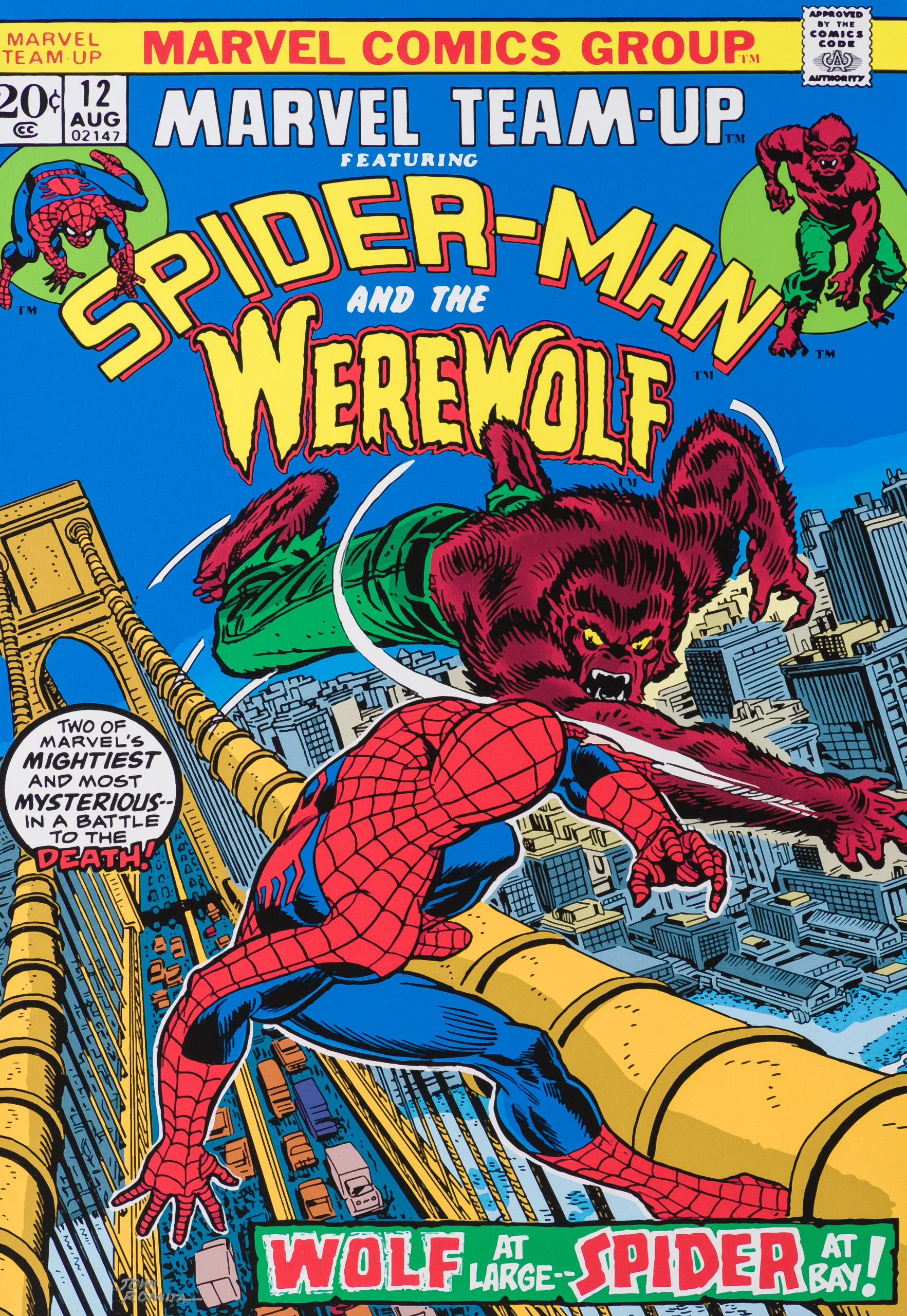Marvel Team-Up #12 | Hand-signed by John Romita Sr. - Image 7