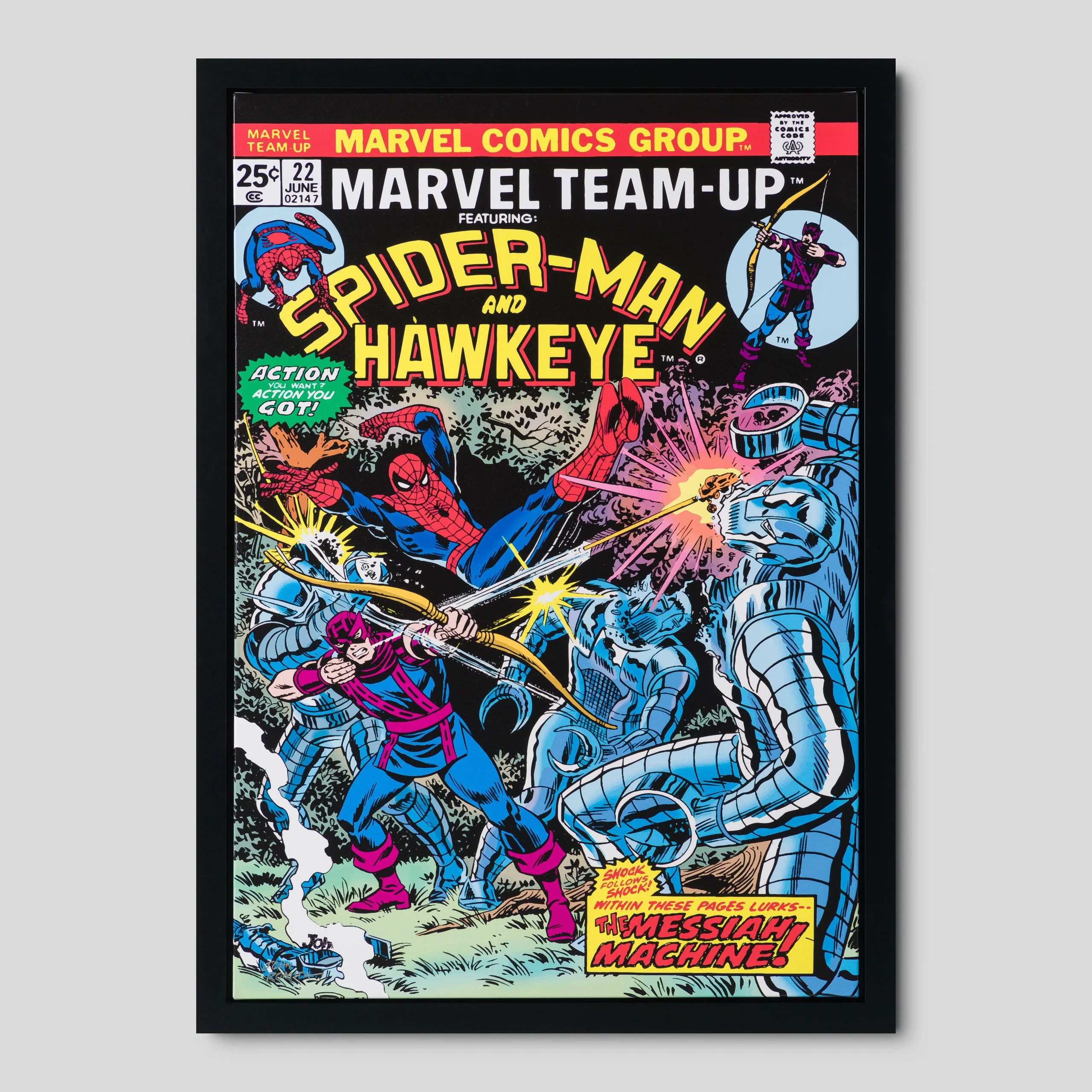 Marvel Team-Up #22 | Hand-signed by John Romita Sr.