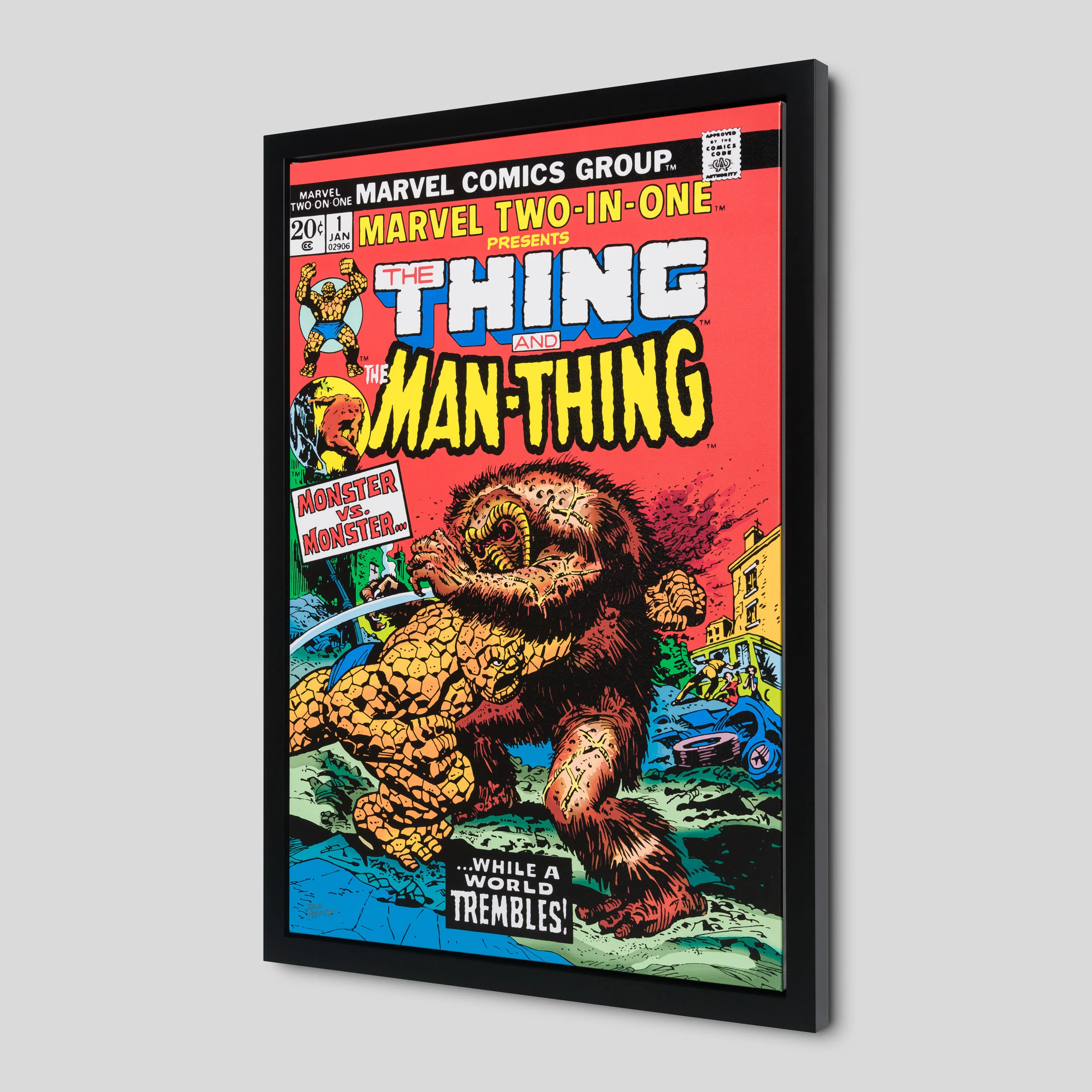 Marvel Two-In-One #1 The Thing And Man-Thing | Hand-signed by John Romita Sr. - Image 2
