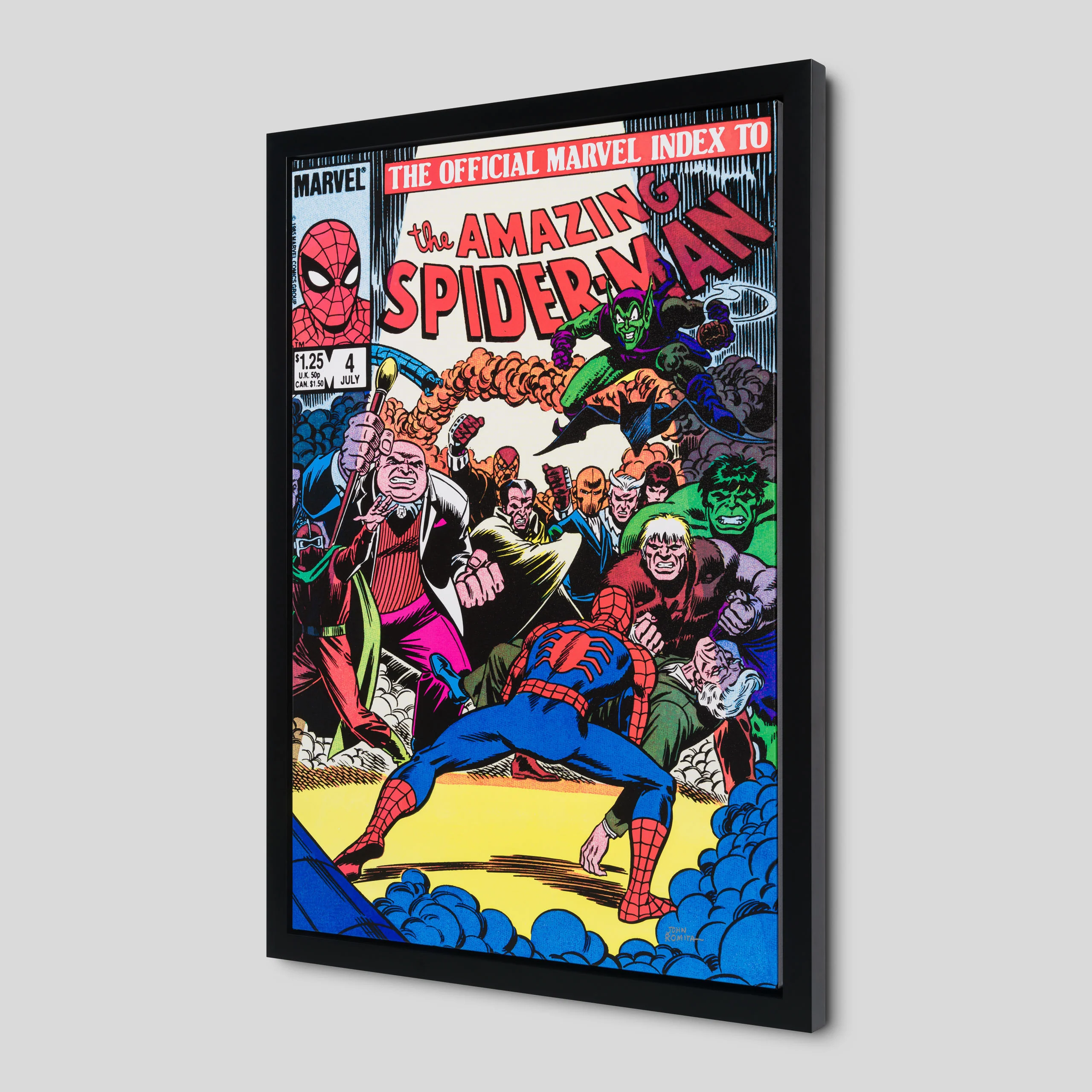 Official Marvel Index Spider-Man Vol.1 #4 | Hand-signed by John Romita Sr. - Image 2