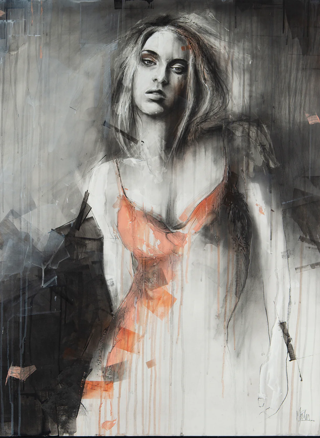 Girl Orange Dress - Image 4