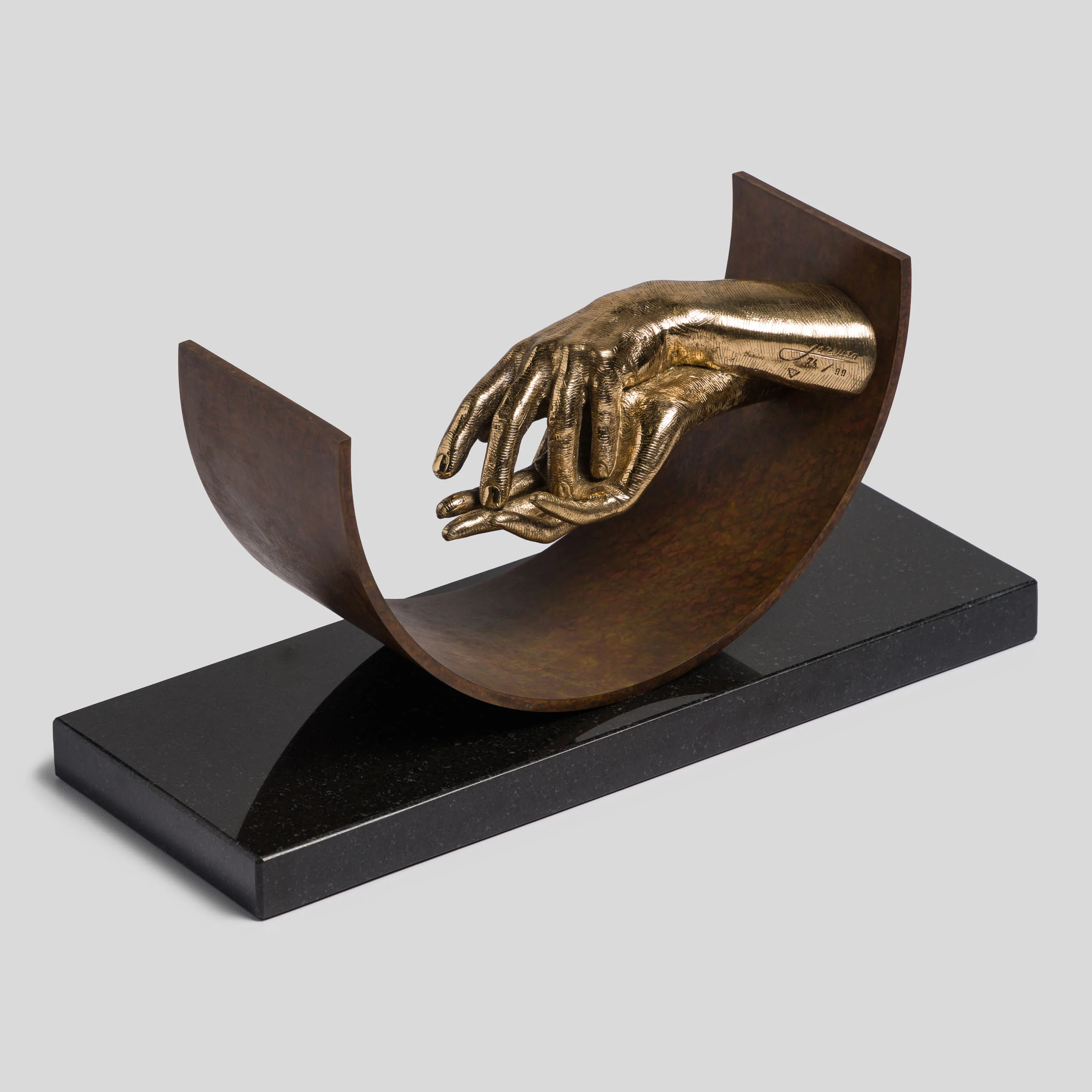 Eternal Love | Bronze, Cor-ten steel on Granite Base - Image 11