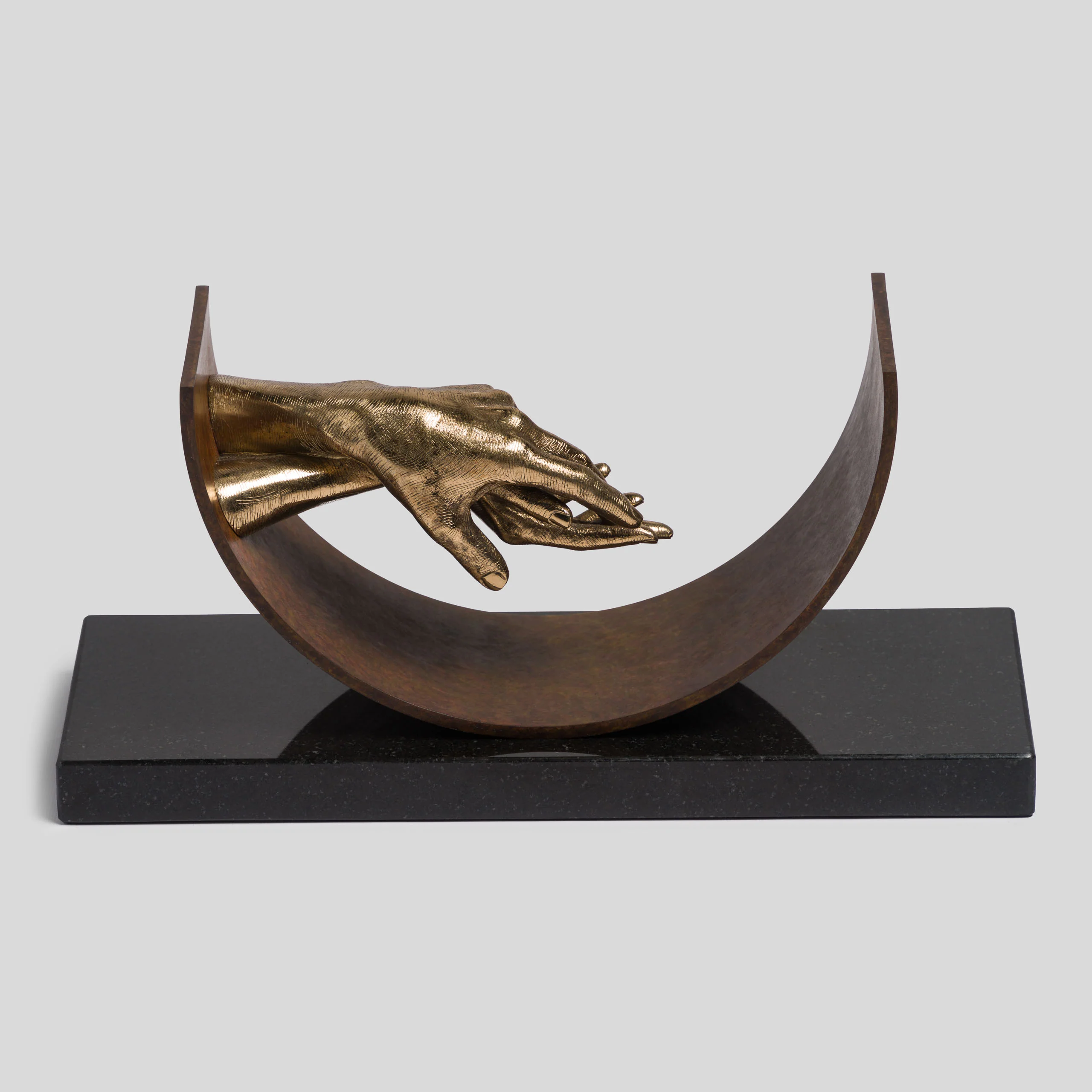 Eternal Love | Bronze, Cor-ten steel on Granite Base - Image 9