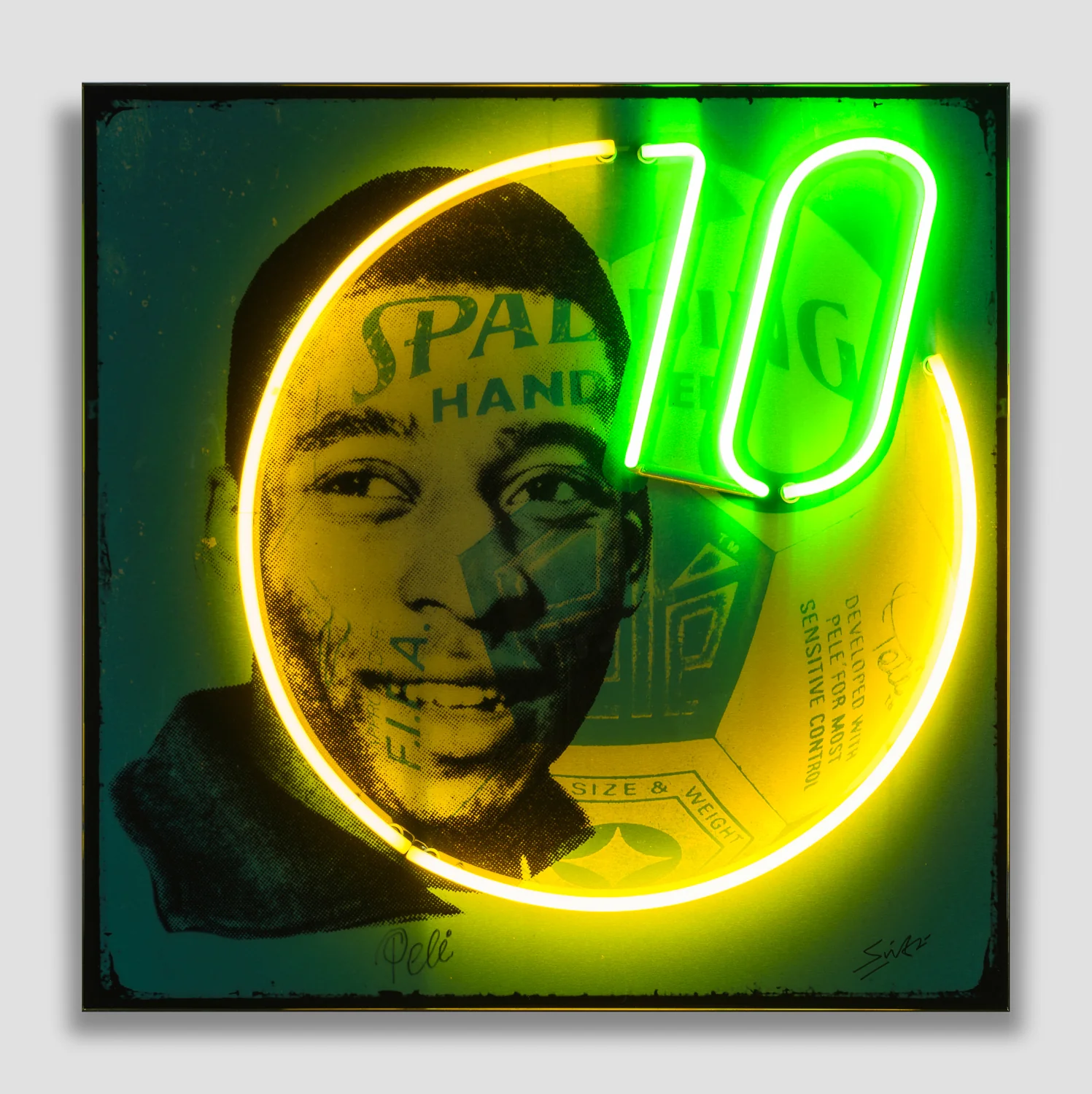 Pele Neon Wall Sculpture SN086 - Image 2