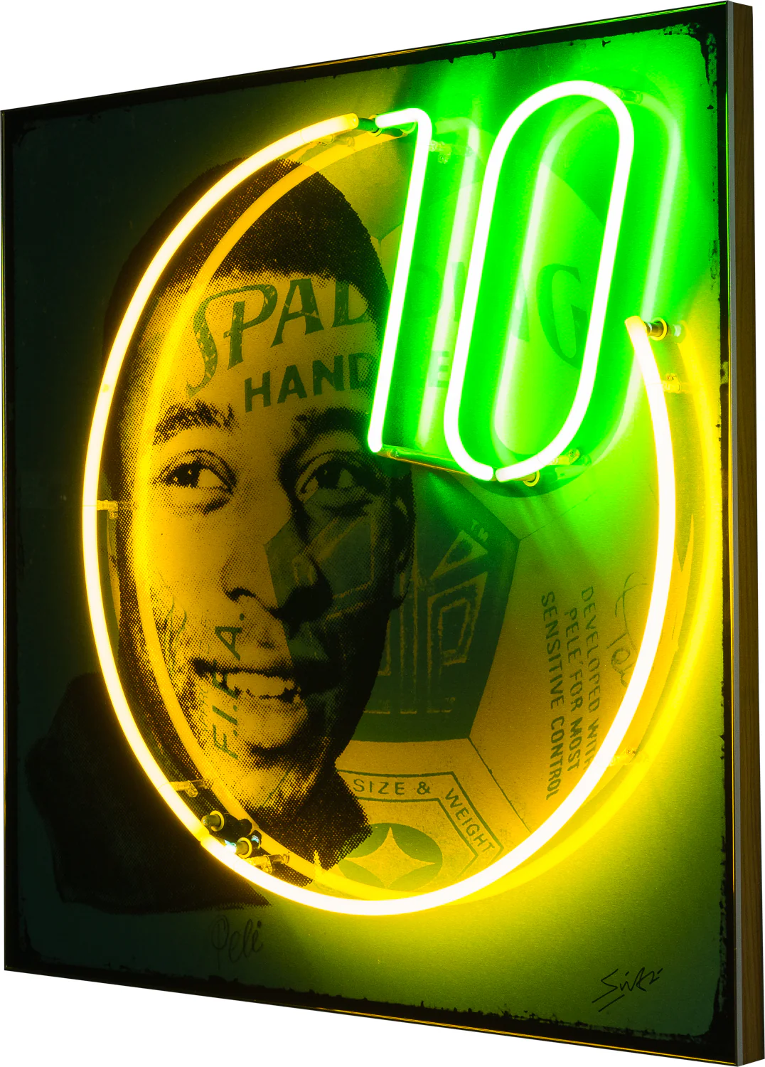 Pele Neon Wall Sculpture SN086 - Image 4