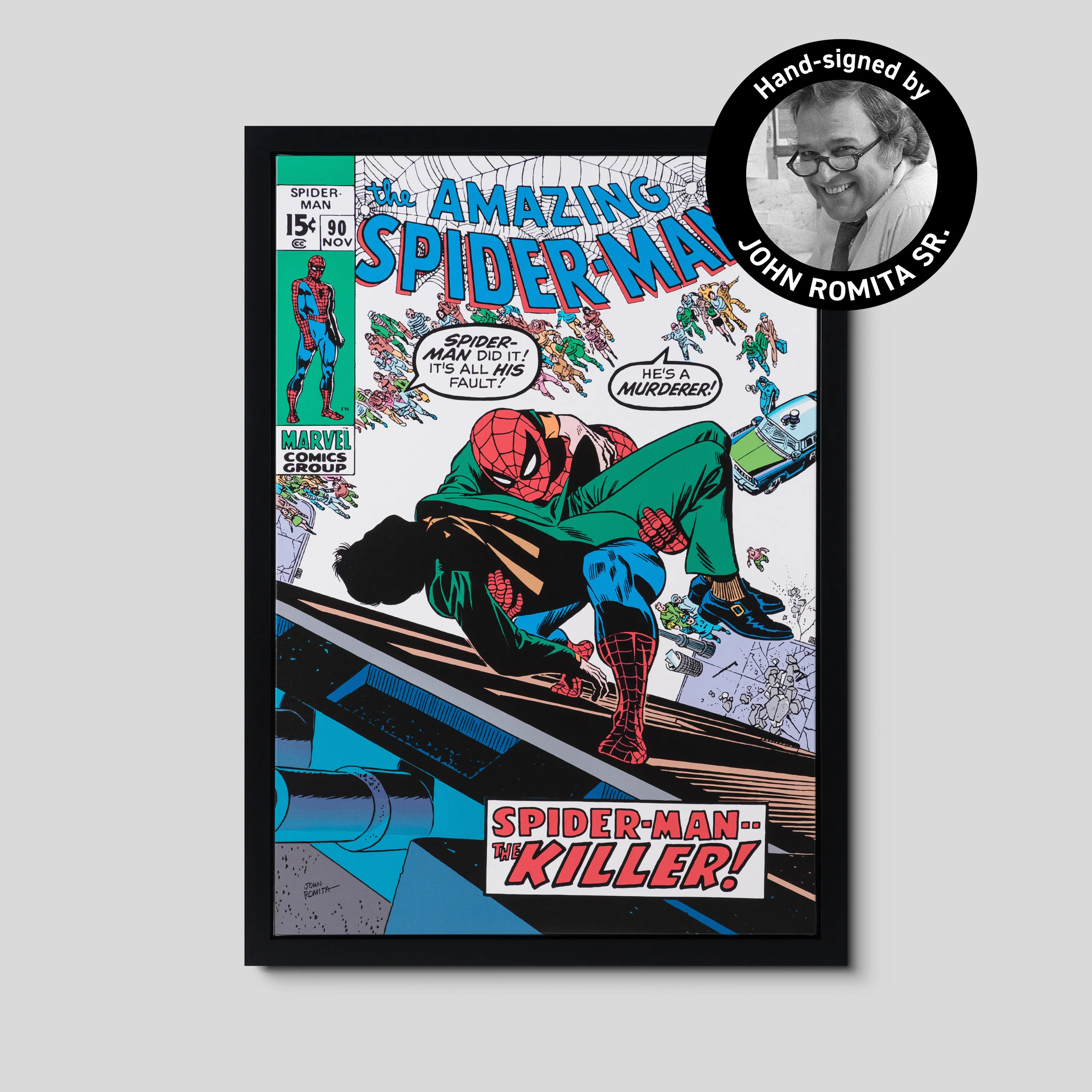 Amazing Spider-Man #90 | Hand-signed by John Romita
