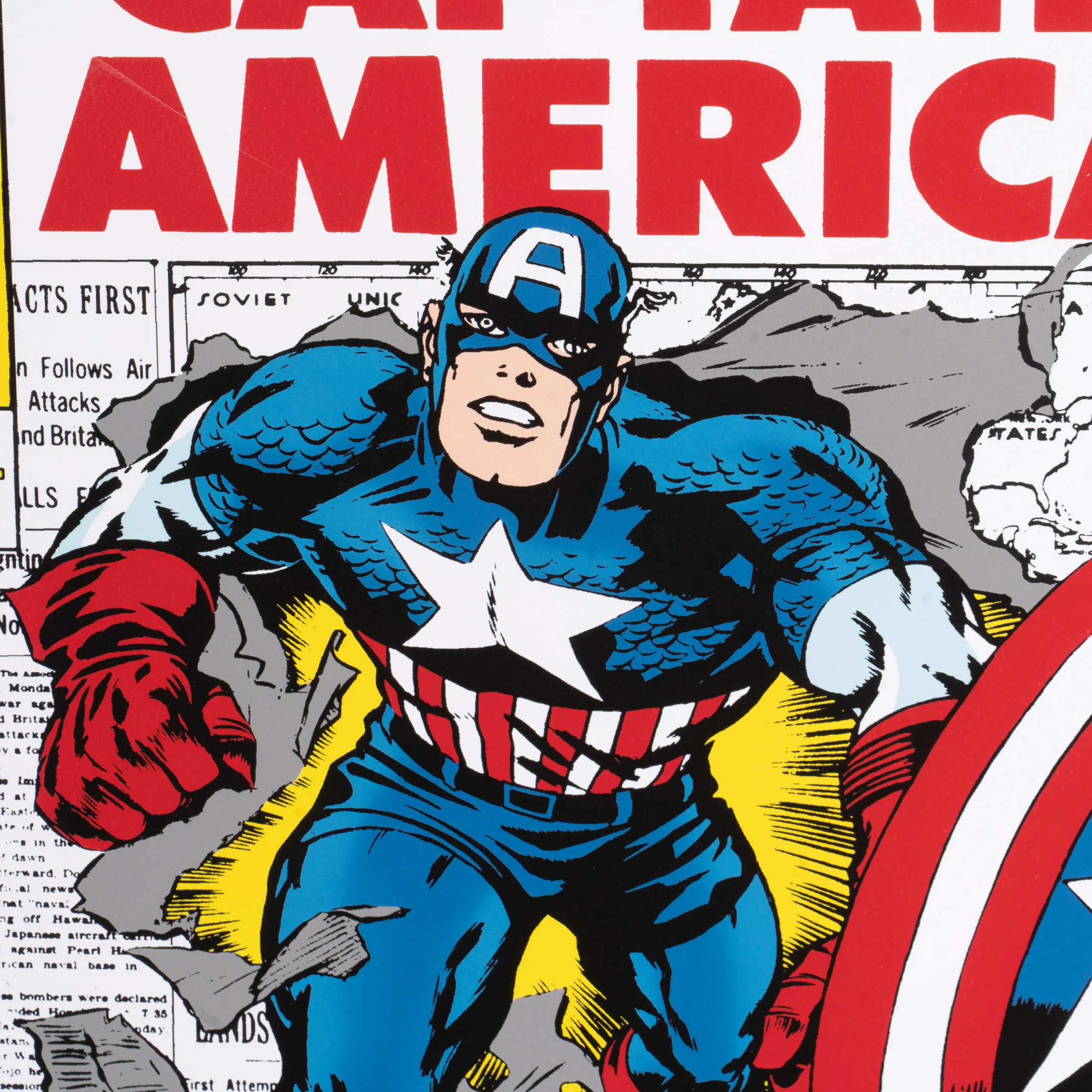 Captain America # 109 - The Origin of Captain America! | Giclée on paper | | Hand-signed by Stan Lee - Image 4