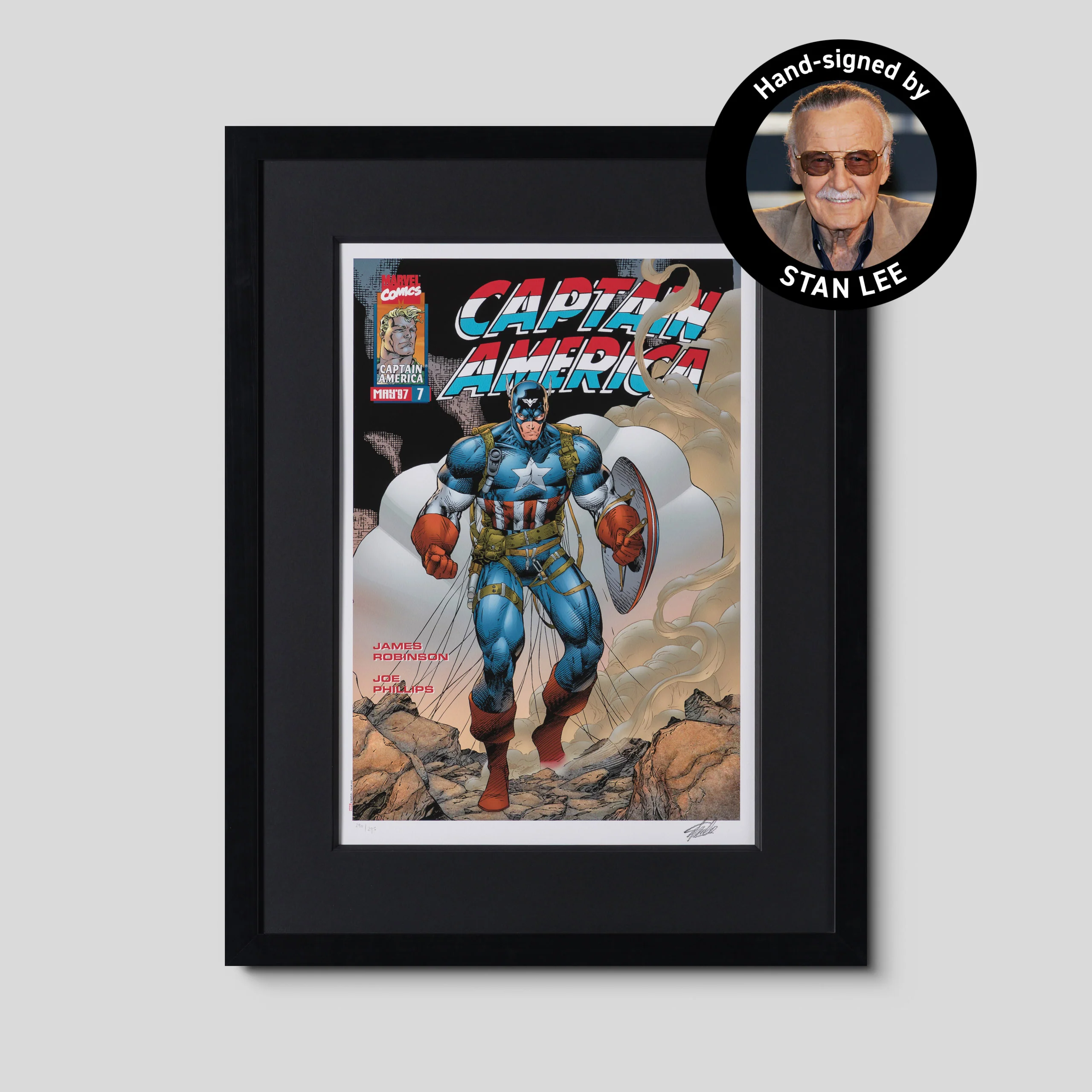 Captain America #7 | Hand-signed by Stan Lee