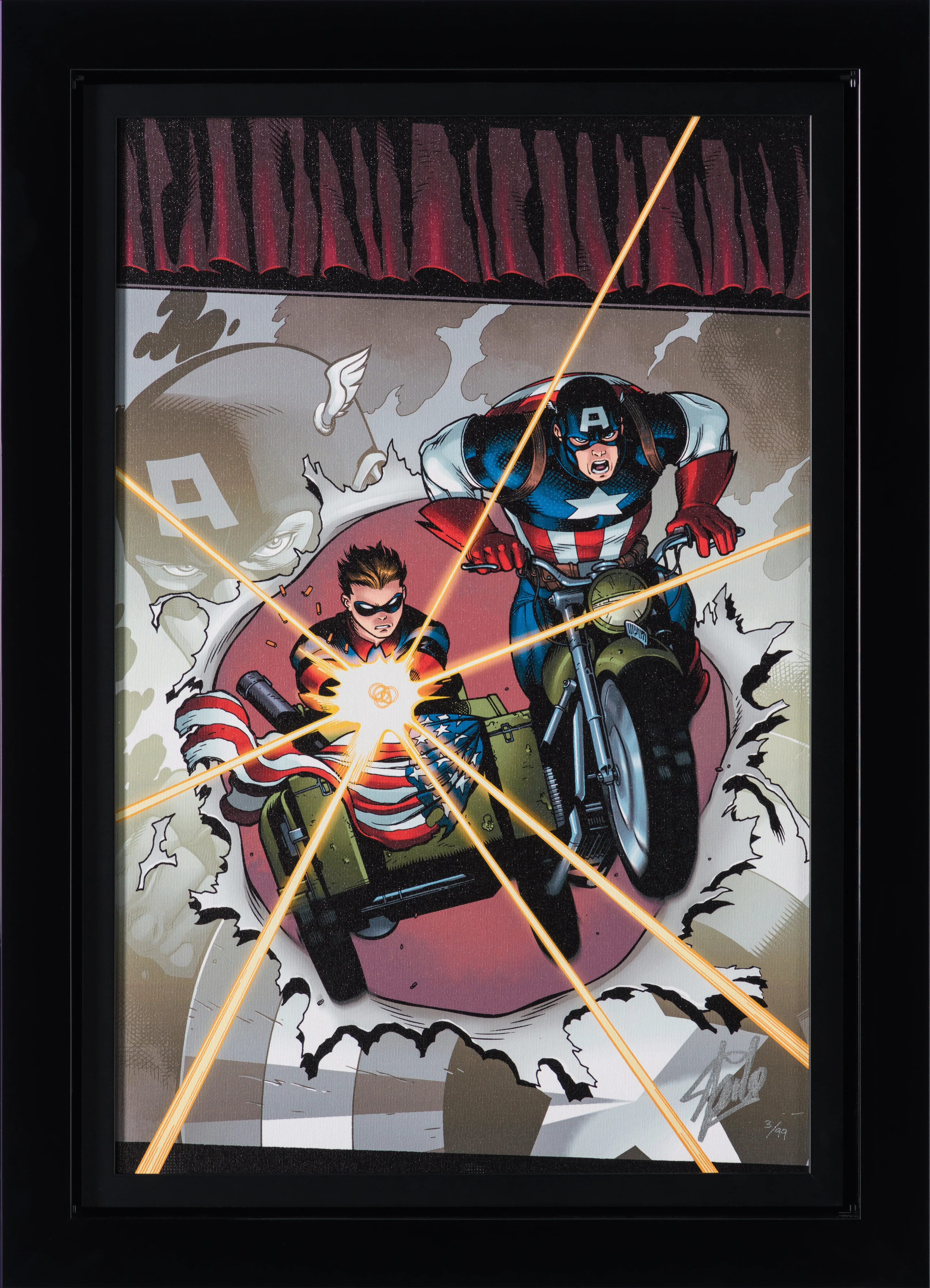 Captain America and Bucky #621 - I | Deluxe Edition | Hand-signed by Stan Lee - Image 7