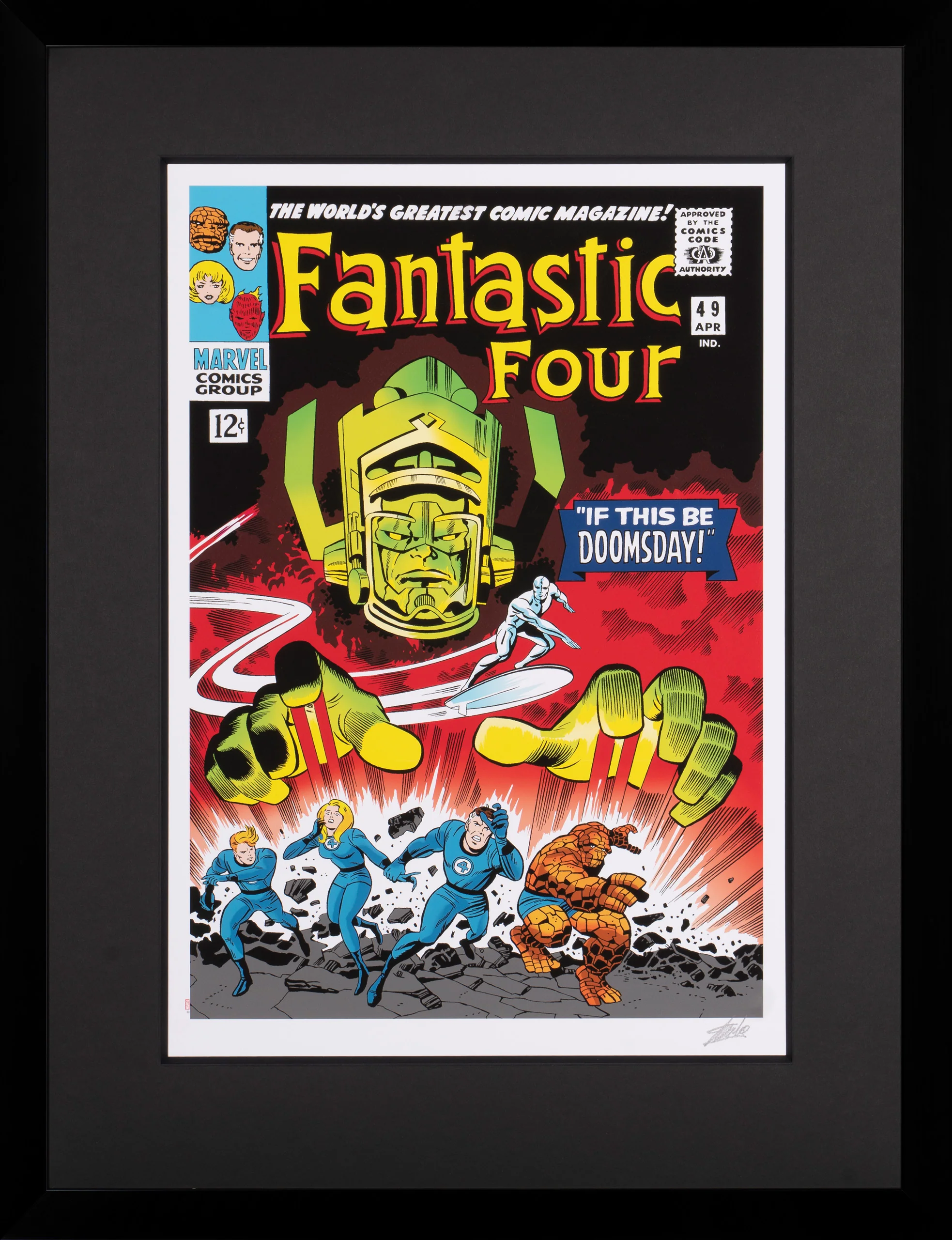 Fantastic Four #49 - If This Be Doomsday! | Giclée on paper | Hand-signed by Stan Lee - Image 7