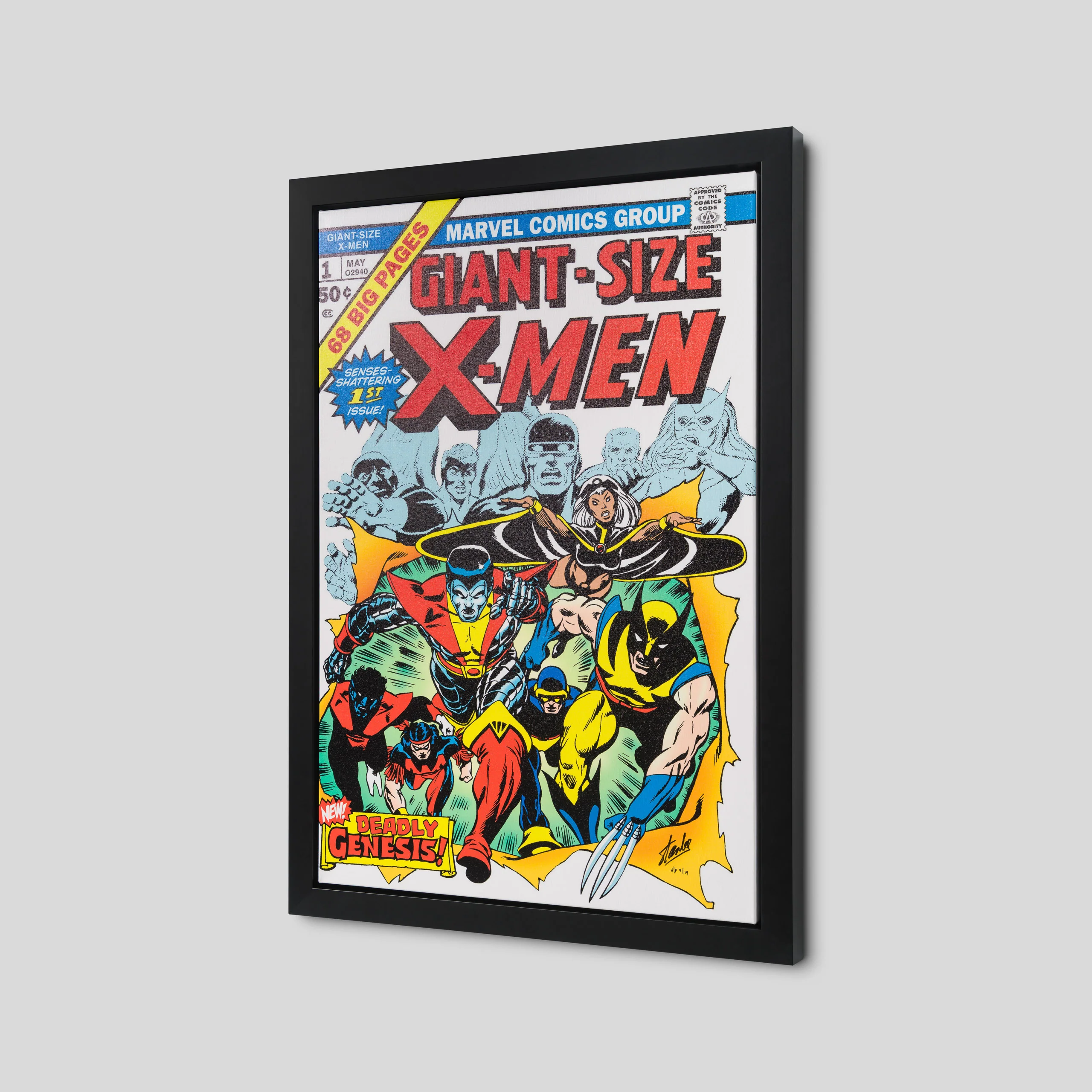 Giant Size X-Men #1 | Boxed Canvas Edition  | Hand-signed by Stan Lee - Image 4
