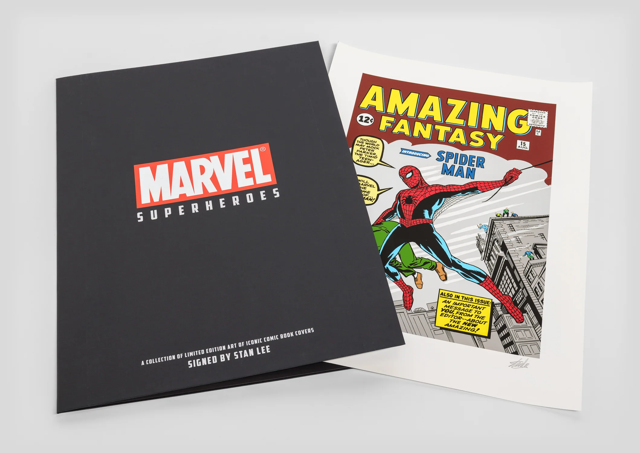 Marvel Superheroes 2022 | Portfolio Set of Six | Giclée on Paper | Hand-signed by Stan Lee - Image 3