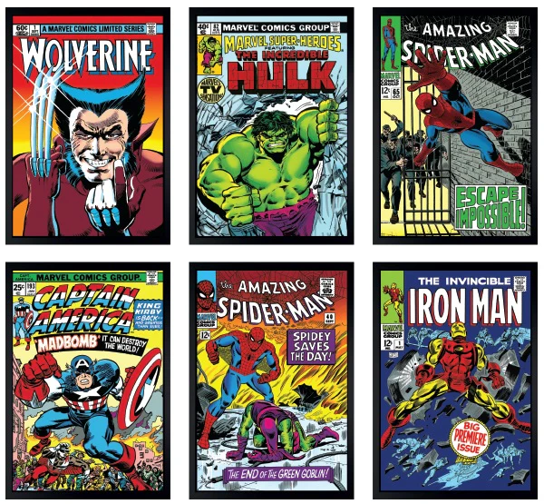 Marvel Superheroes - Portfolio of 6 (Boxed Canvas) 2016 - Image 7
