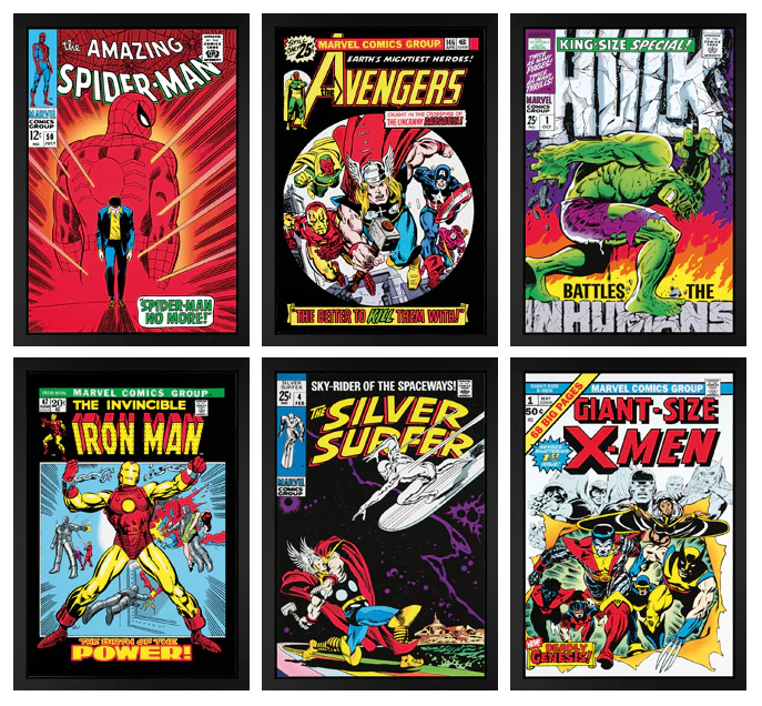 Marvel Superheroes | Boxed Canvas Portfolio of 6 (2013)