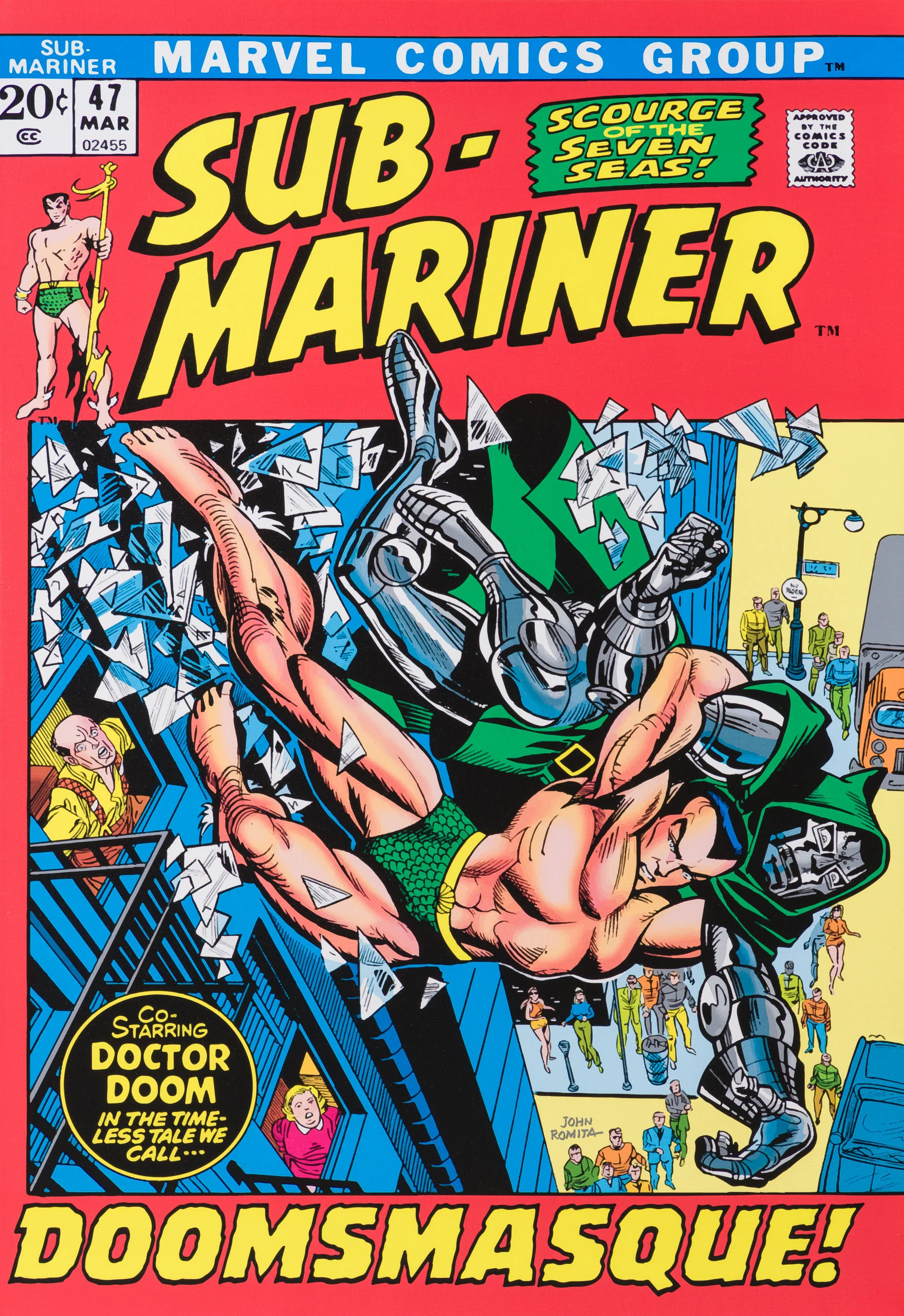 Sub-Mariner #47 | Hand-signed by John Romita - Image 6