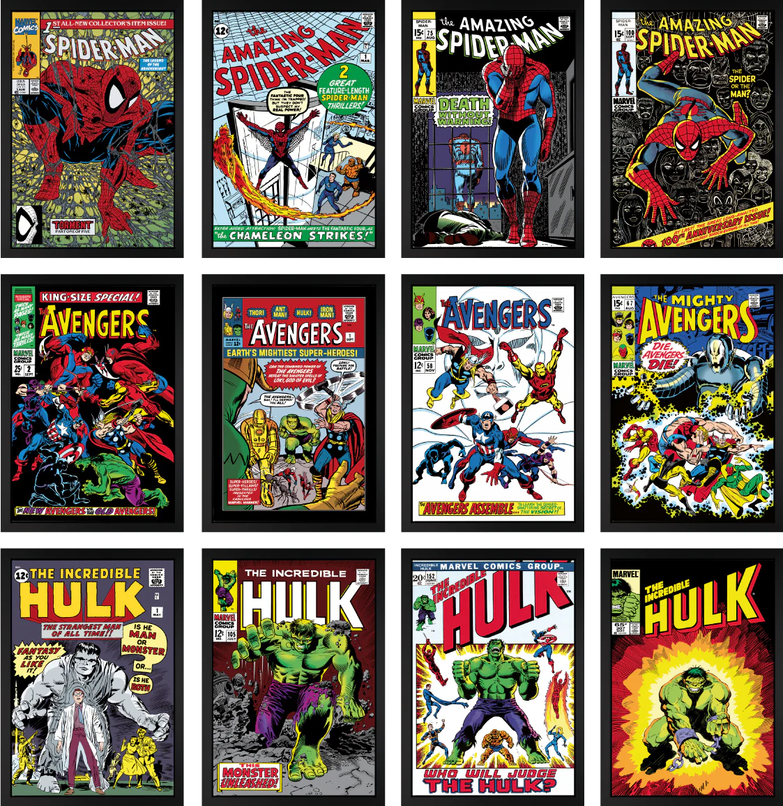Superheroes - Set of 12 Editions
